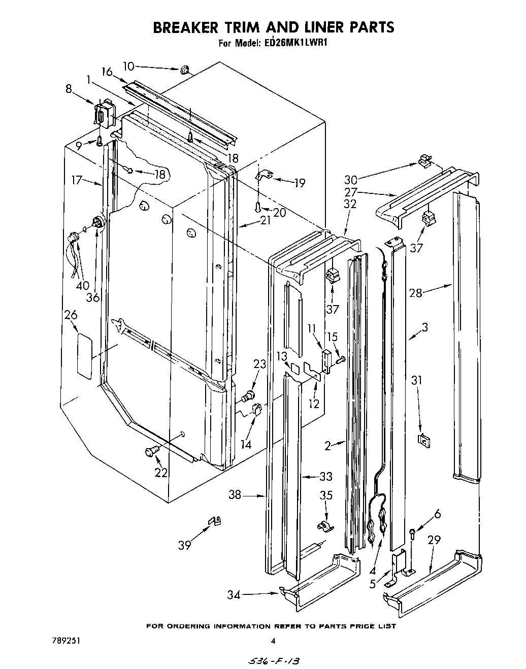 03 - BREAKER TRIM AND LINER
