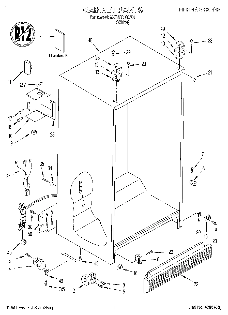 01 - CABINET, LITERATURE
