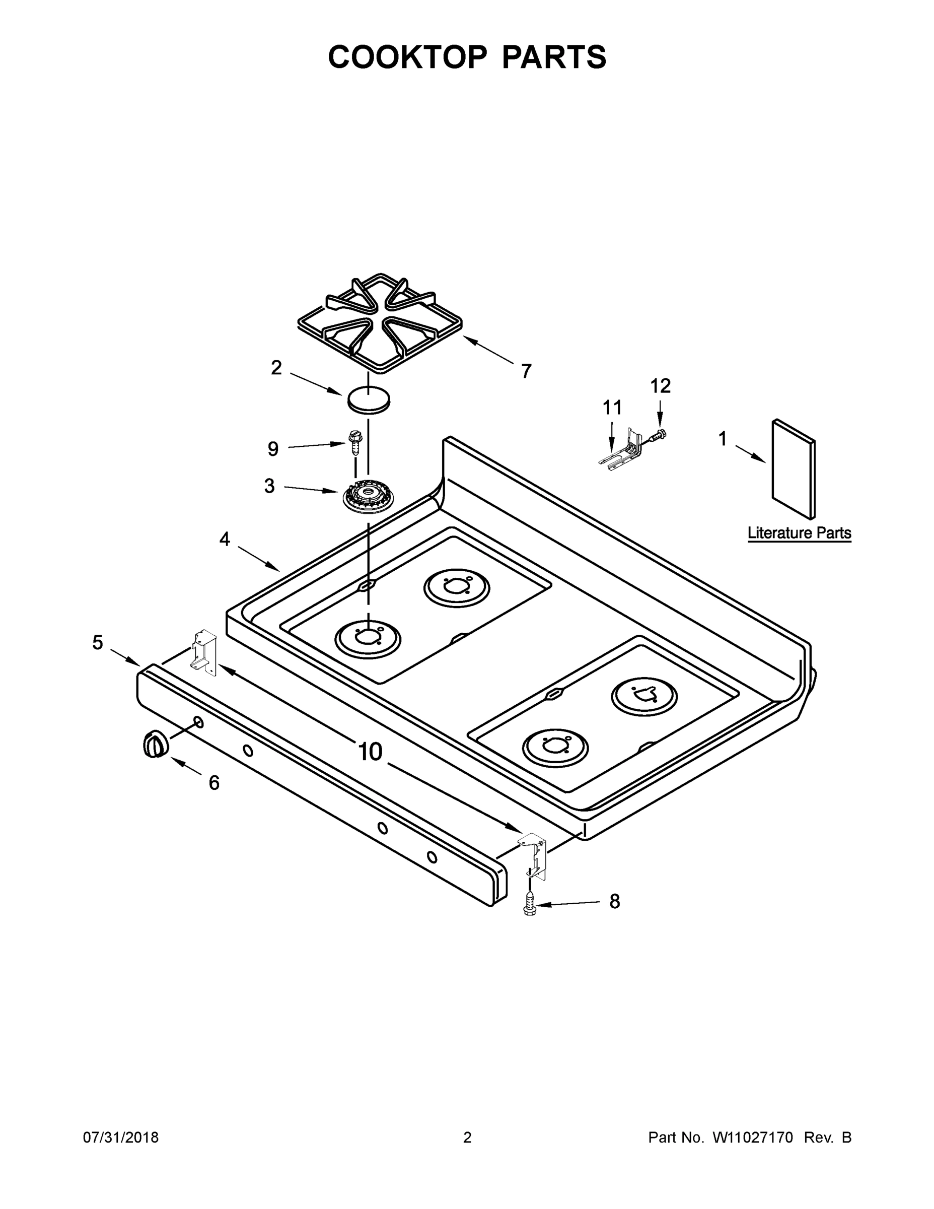 02 - COOKTOP PARTS
