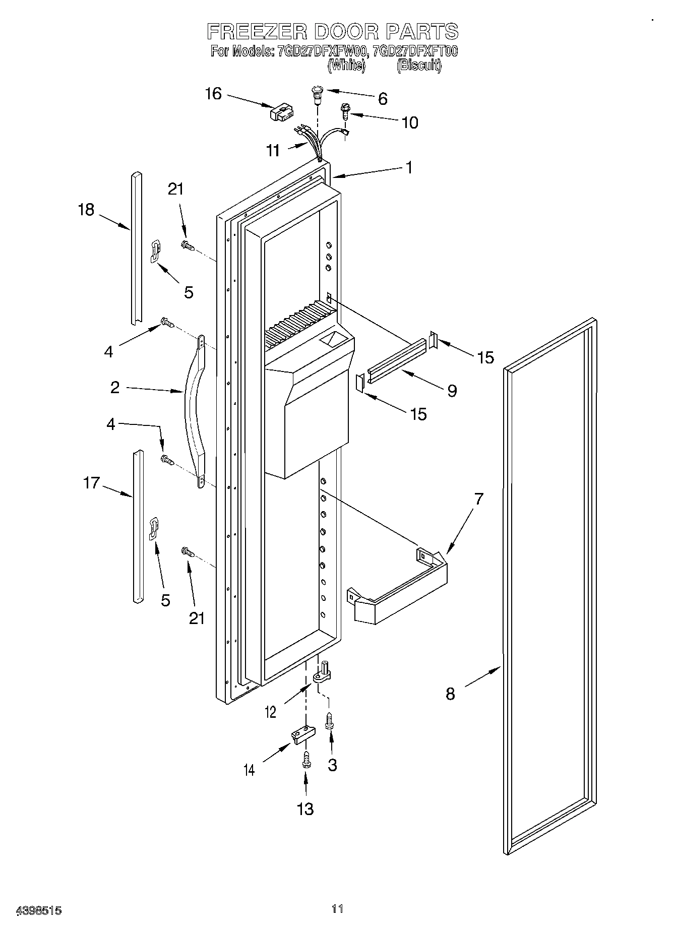 07 - FREEZER DOOR