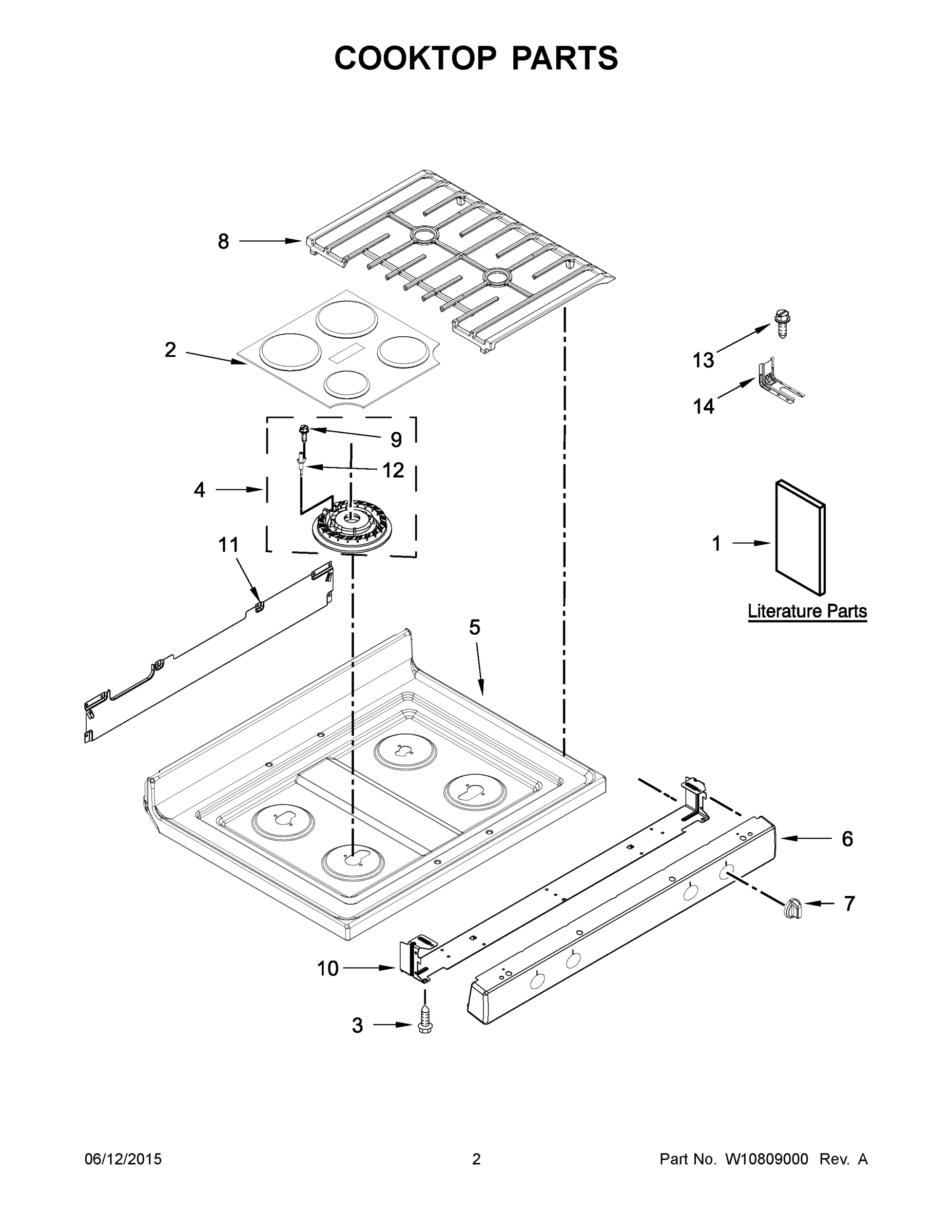 02 - COOKTOP PARTS