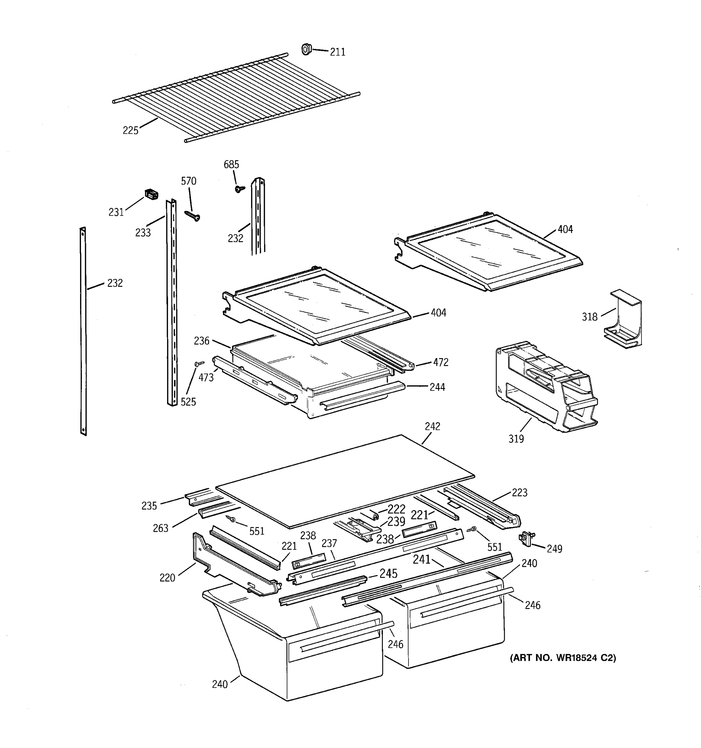 SHELF PARTS