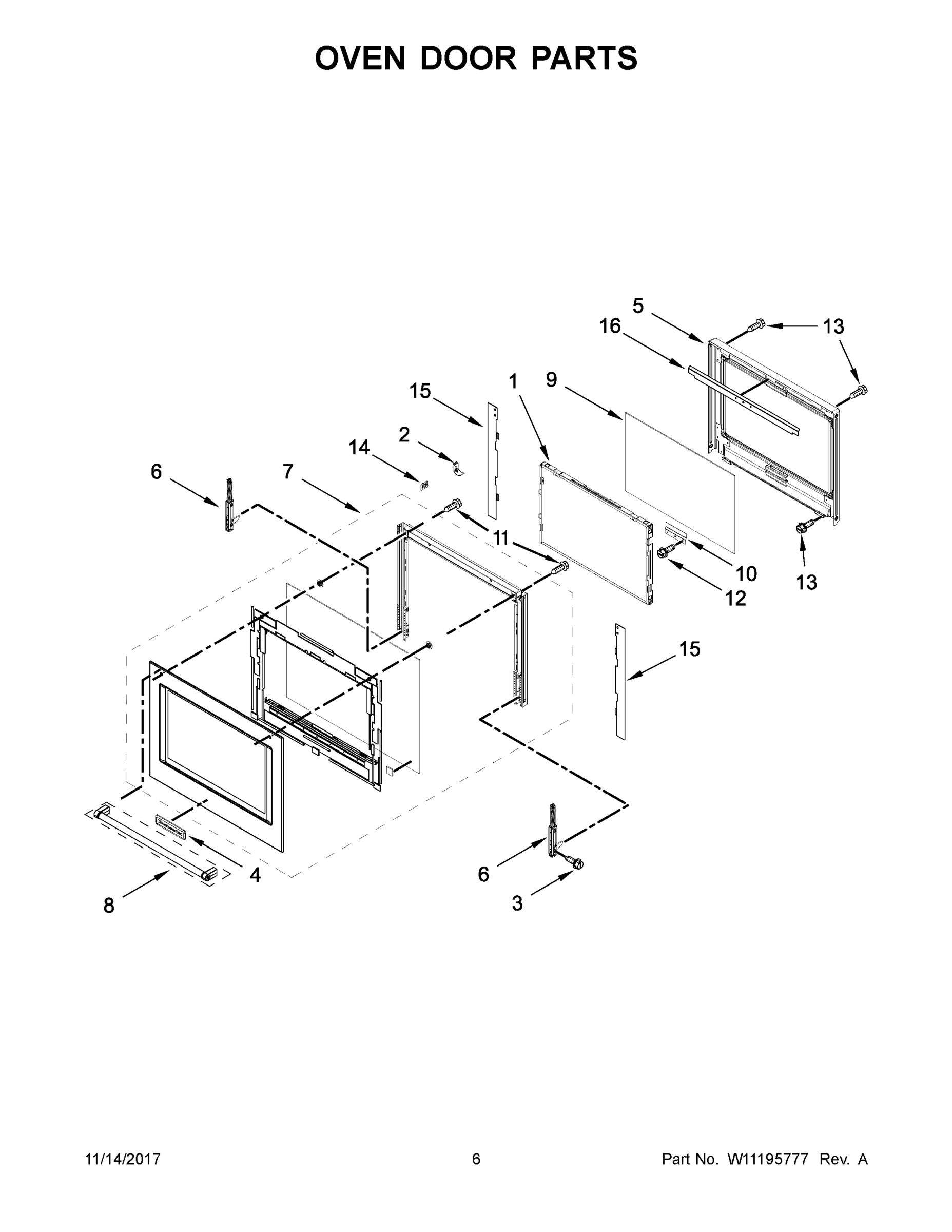04 - OVEN DOOR PARTS