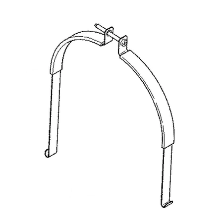 WR01X27406 GE Condenser Strap Assembly