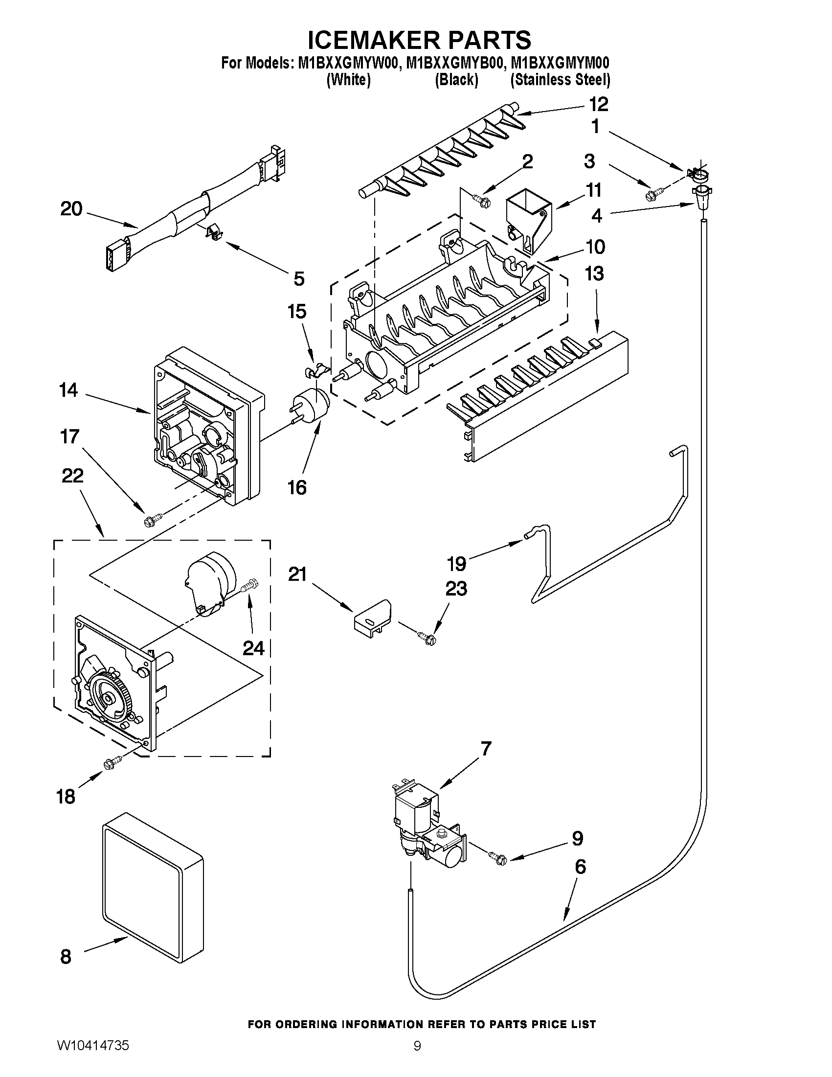 05 - ICEMAKER PARTS