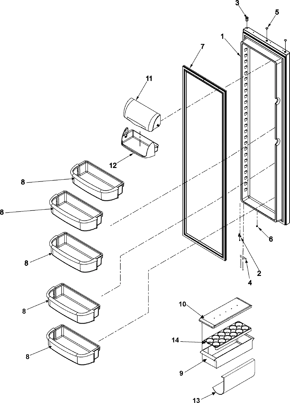 16 - REFRIGERATOR DOOR