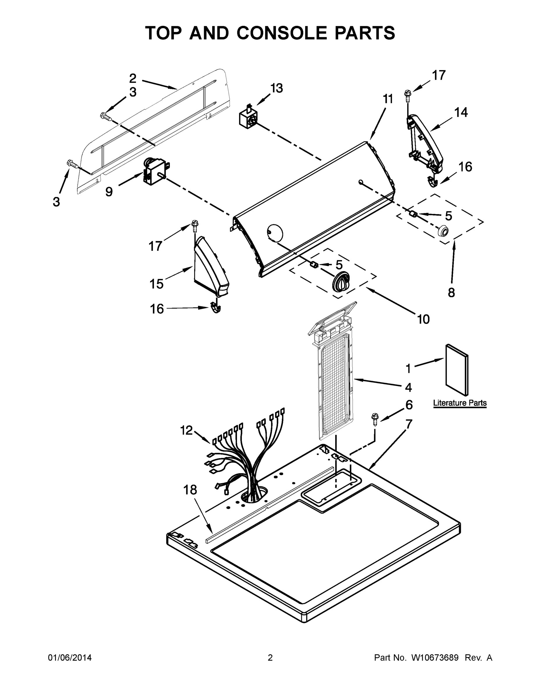 02 - TOP AND CONSOLE PARTS