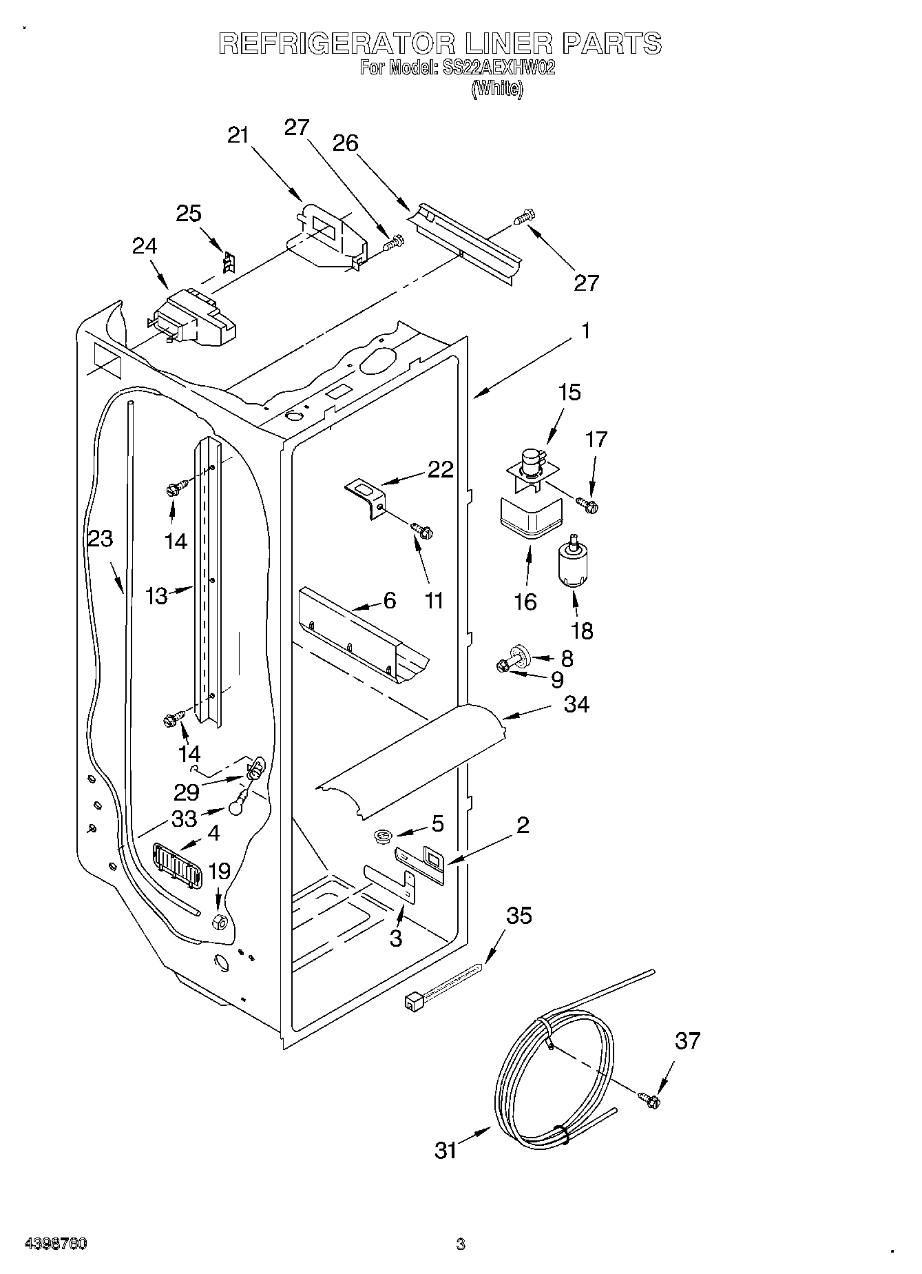 02 - REFRIGERATOR LINER
