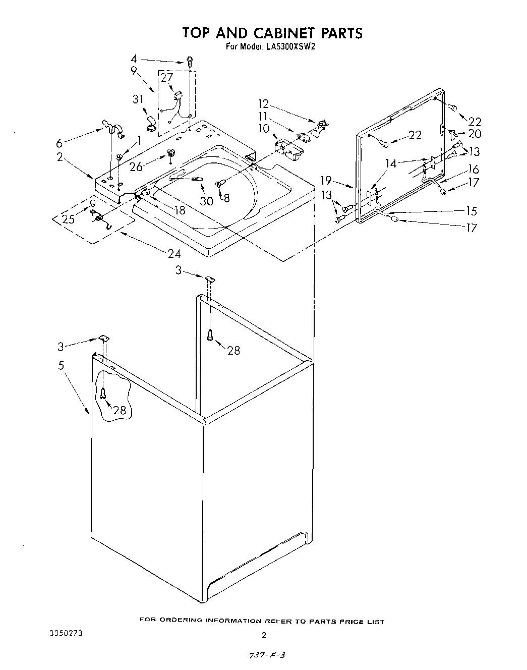 02 - TOP AND CABINET , LITERATURE AND OPTIONAL
