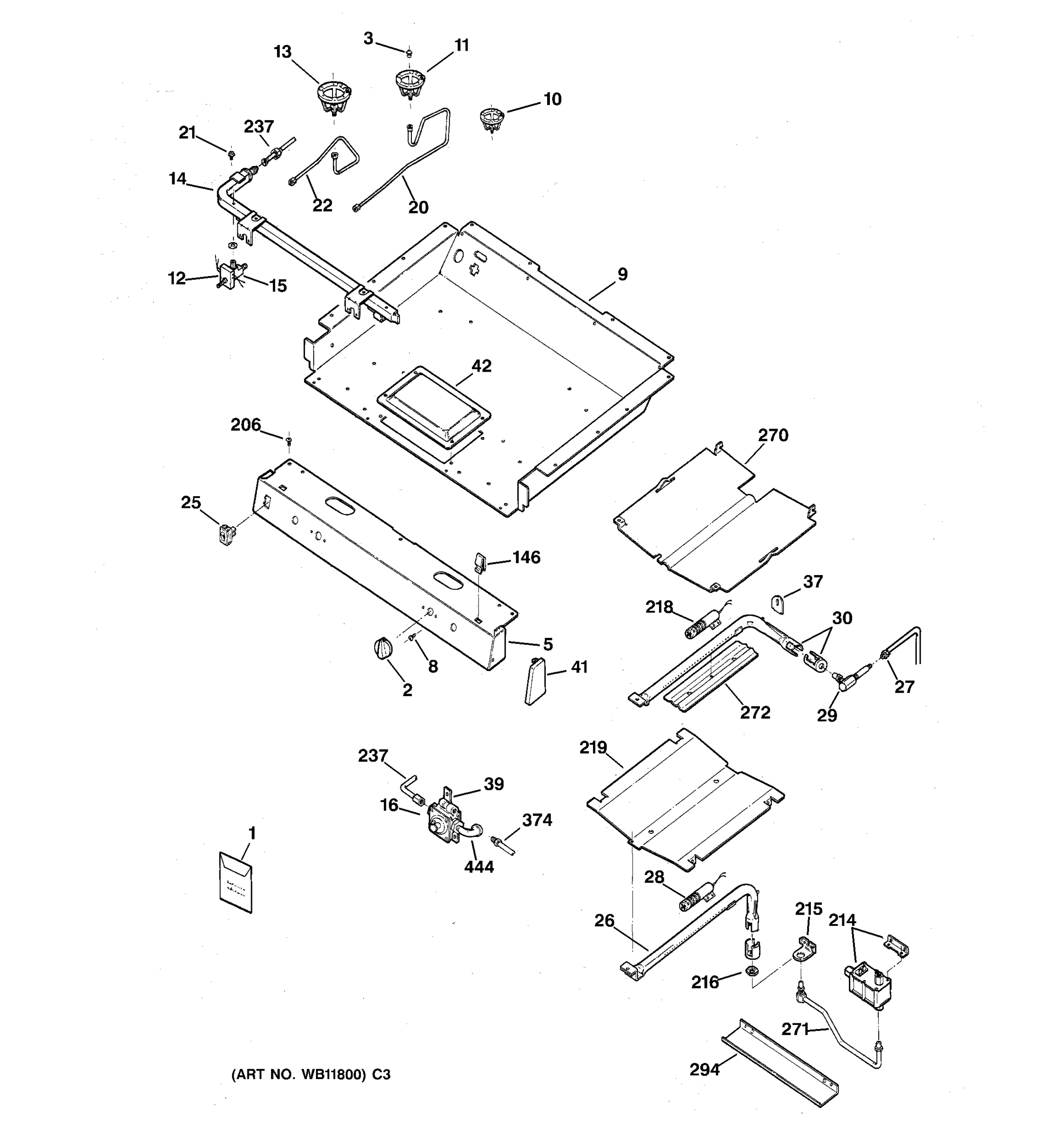 GAS BURNER PARTS