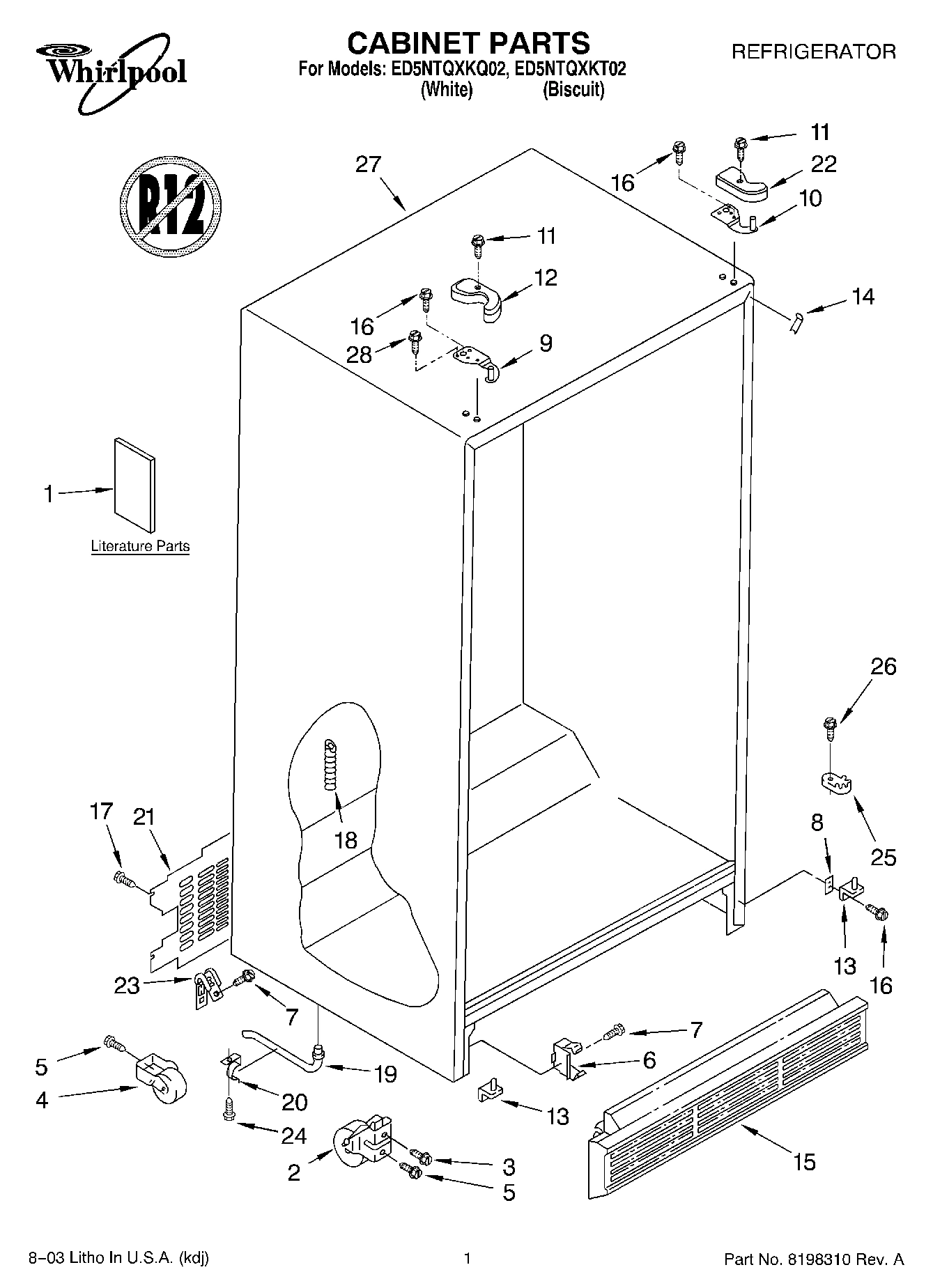 01 - CABINET PARTS