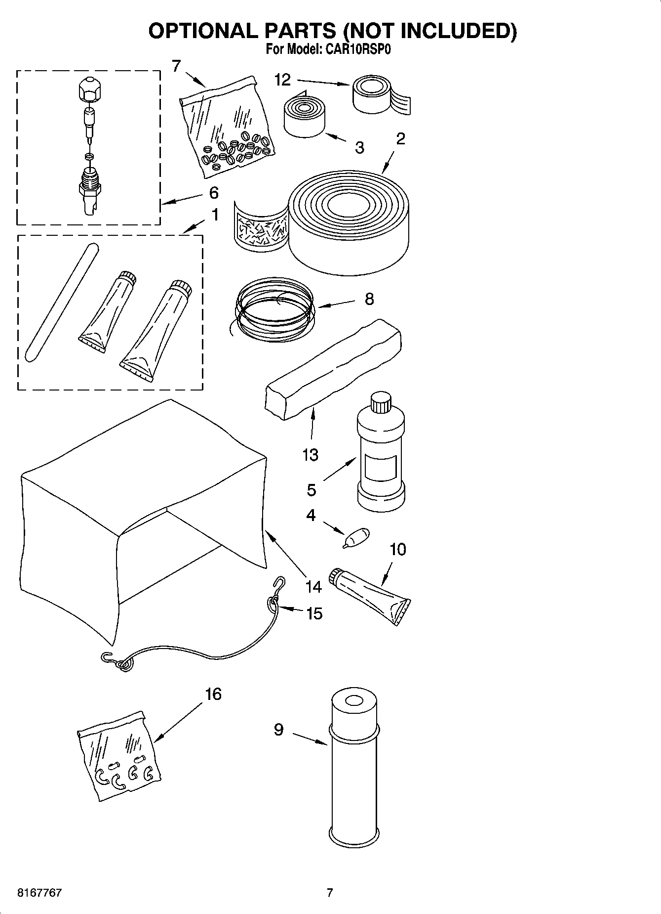 04 - OPTIONAL PARTS (NOT INCLUDED)
