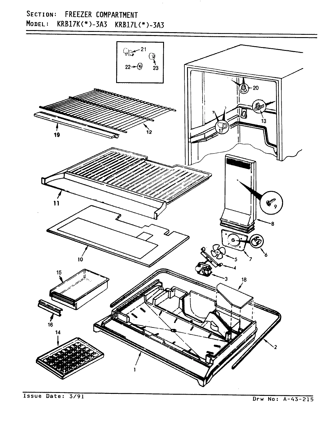 01 - FREEZER COMPARTMENT
