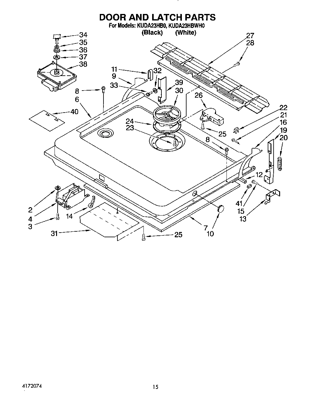 12 - DOOR AND LATCH