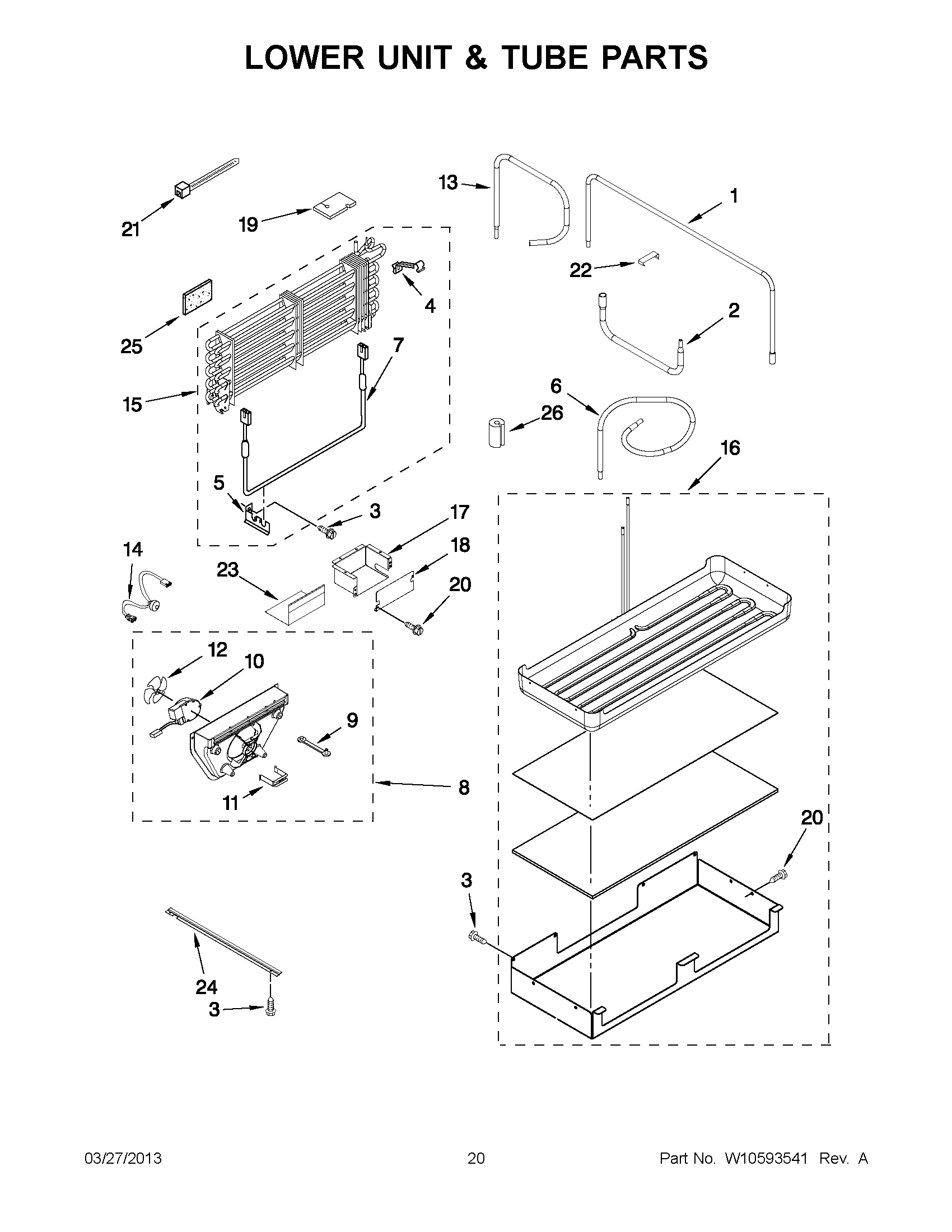 10 - LOWER UNIT & TUBE PARTS