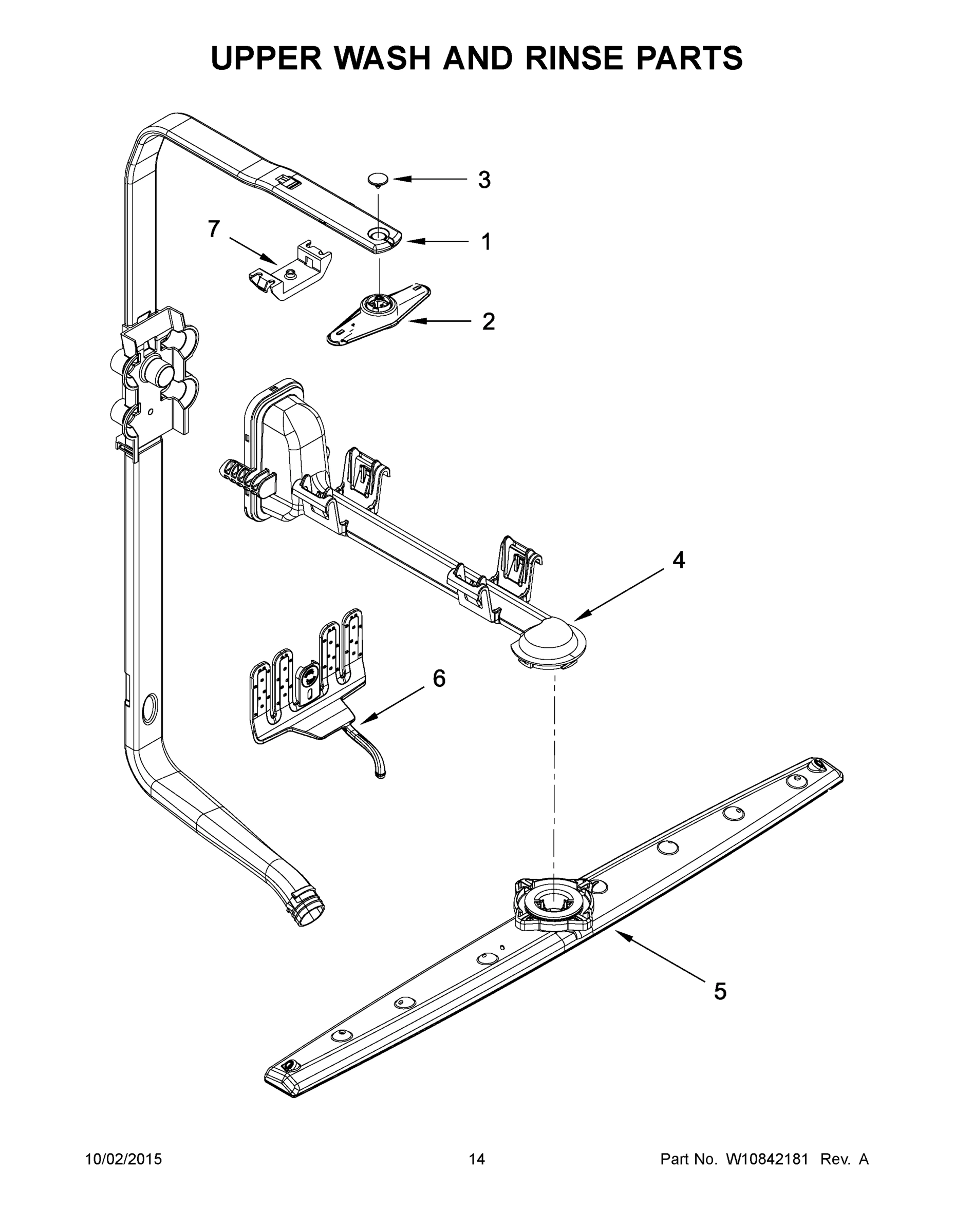 08 - UPPER WASH AND RINSE PARTS