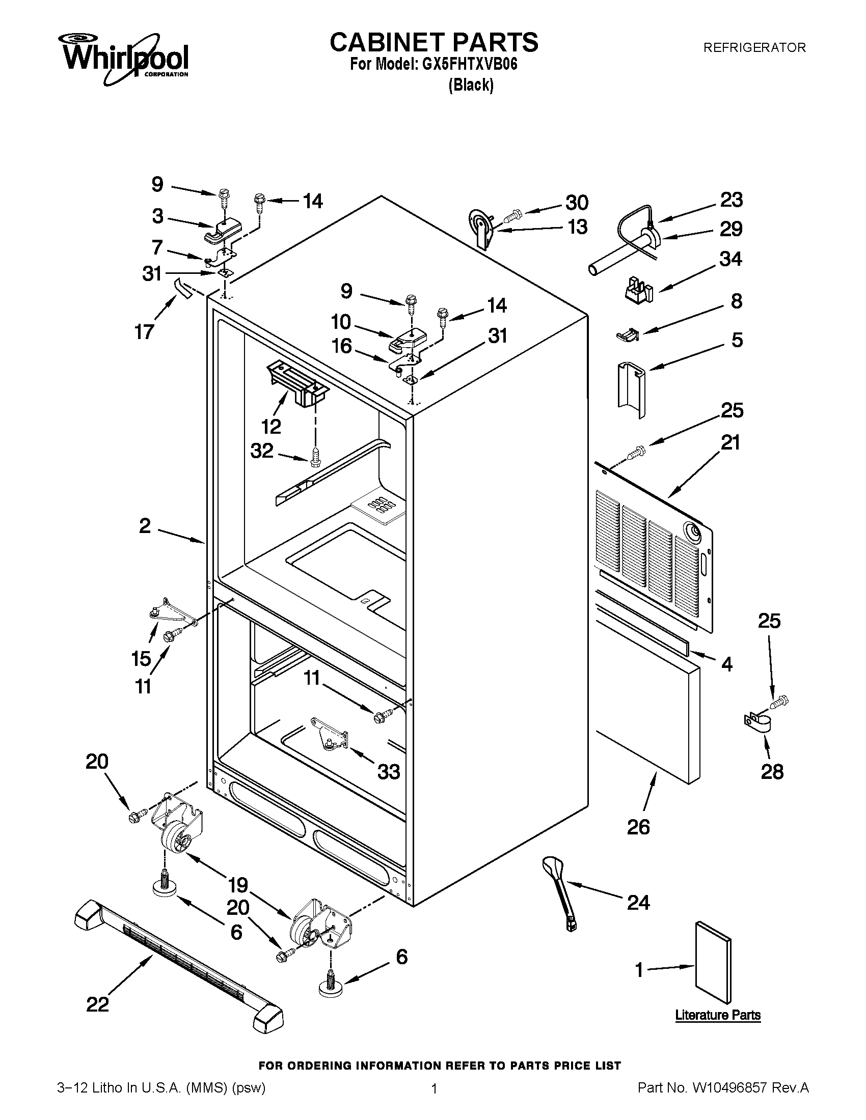 01 - CABINET PARTS