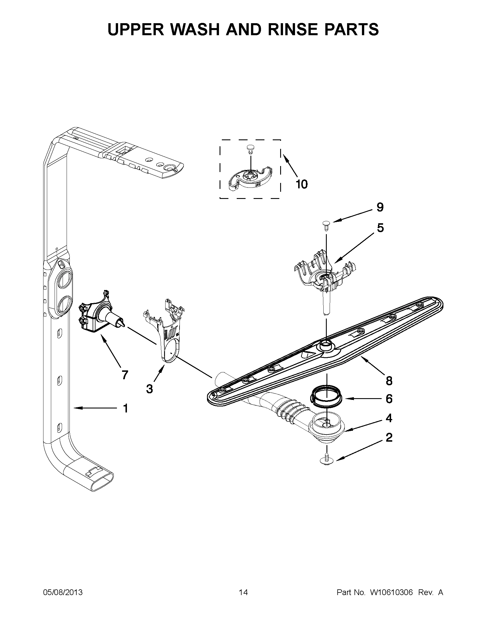 07 - UPPER WASH AND RINSE PARTS