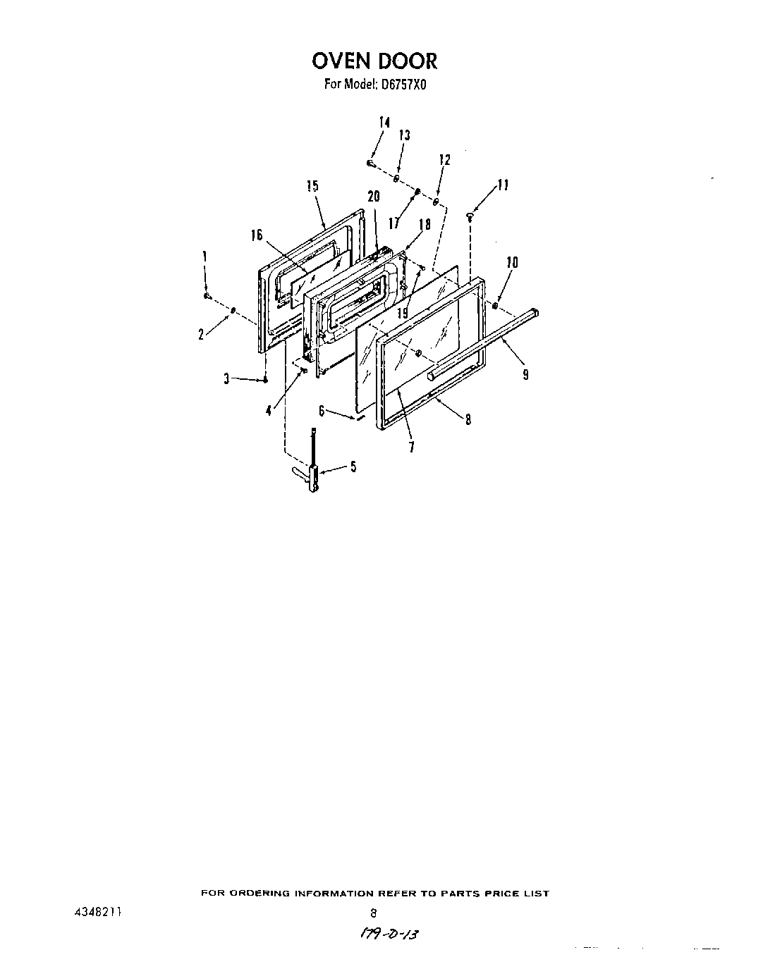 06 - OVEN DOOR , LIT/OPTIONAL