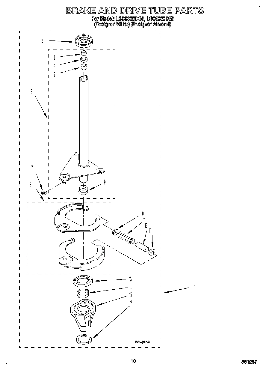 08 - BRAKE AND DRIVE TUBE