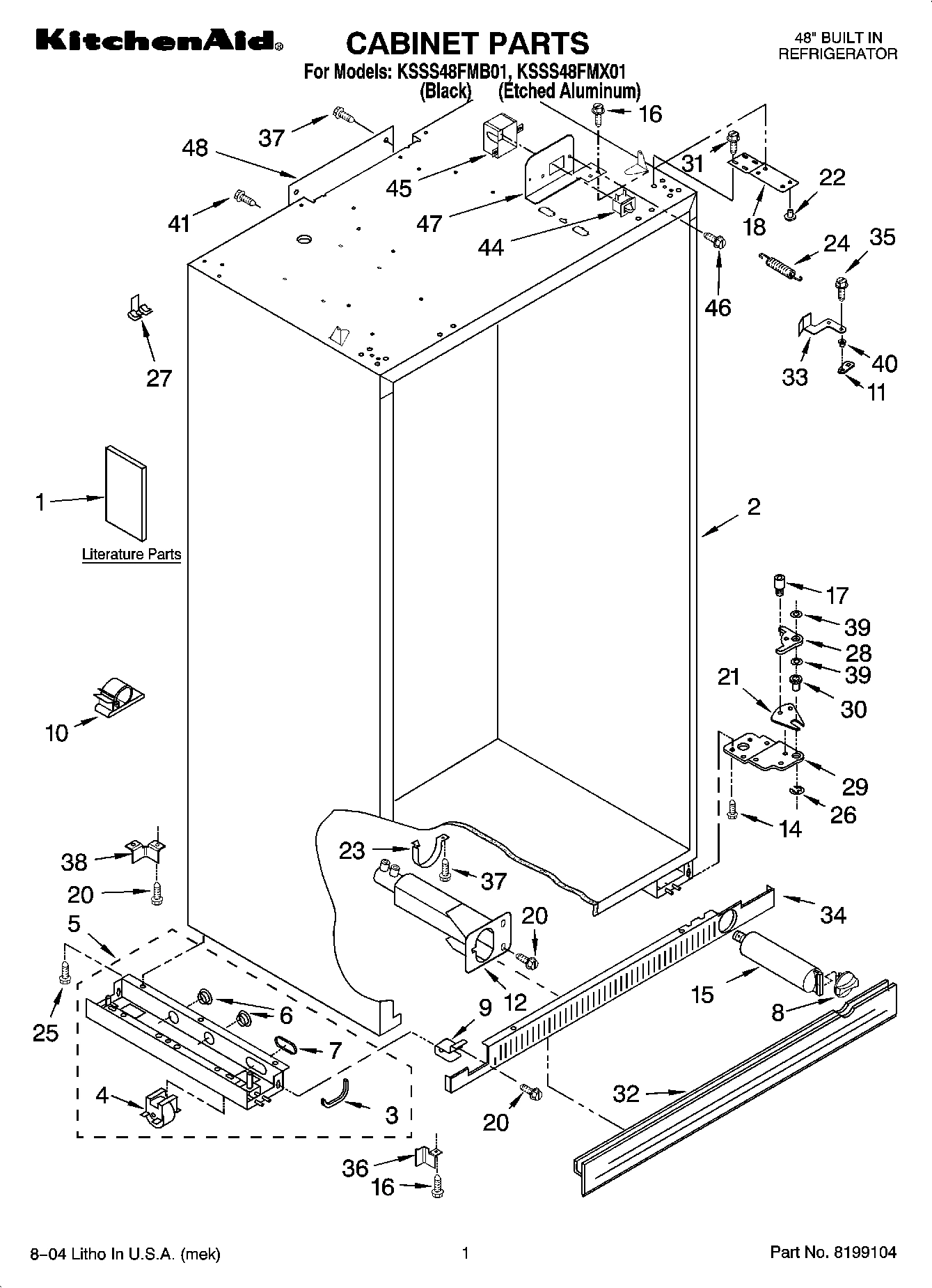 01 - CABINET PARTS