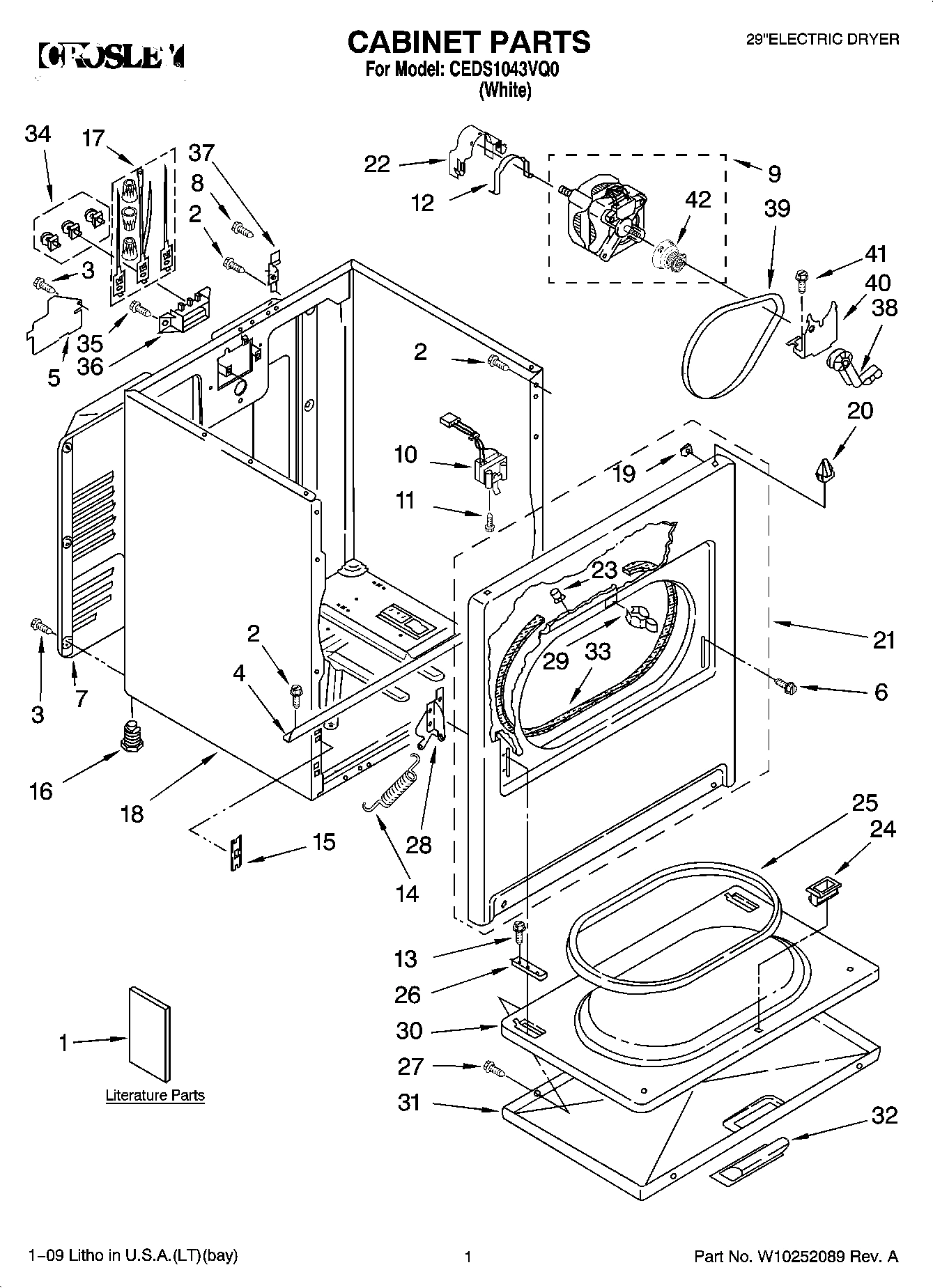 01 - CABINET PARTS