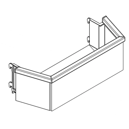 W11233619 Whirlpool Refrigerator Cantilever B
