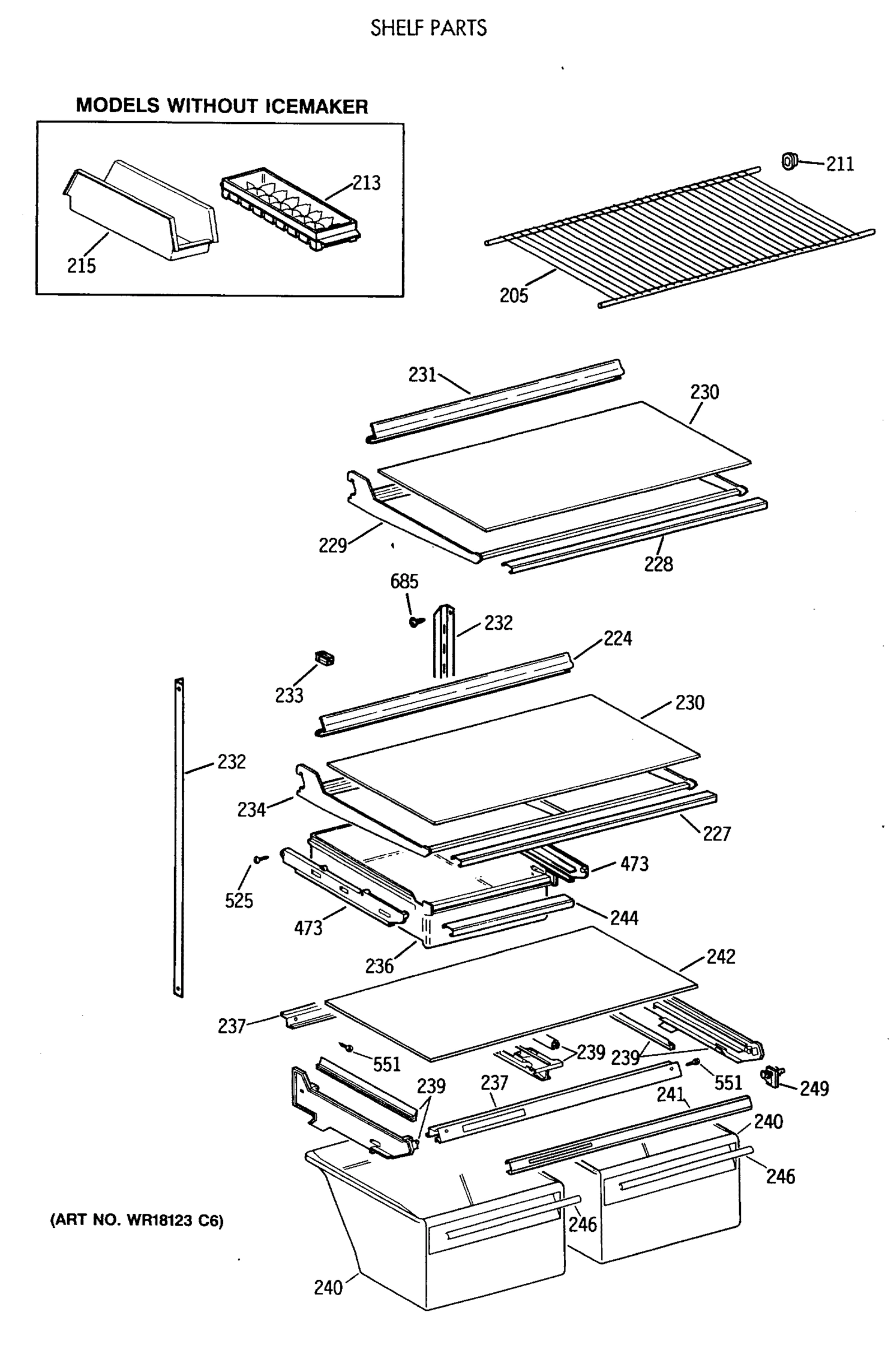 SHELF PARTS