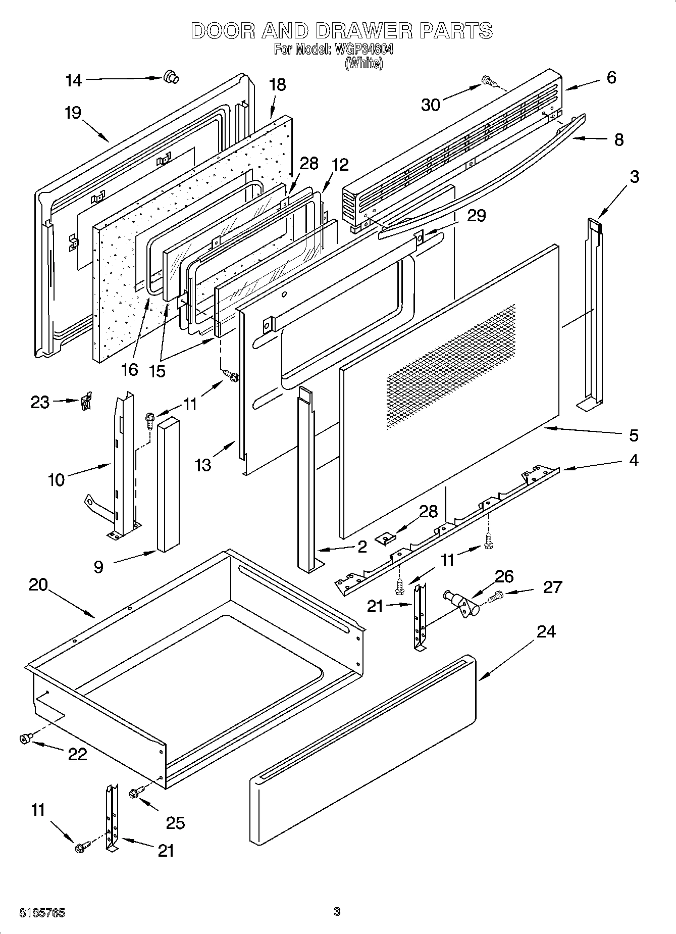 03 - DOOR AND DRAWER PARTS