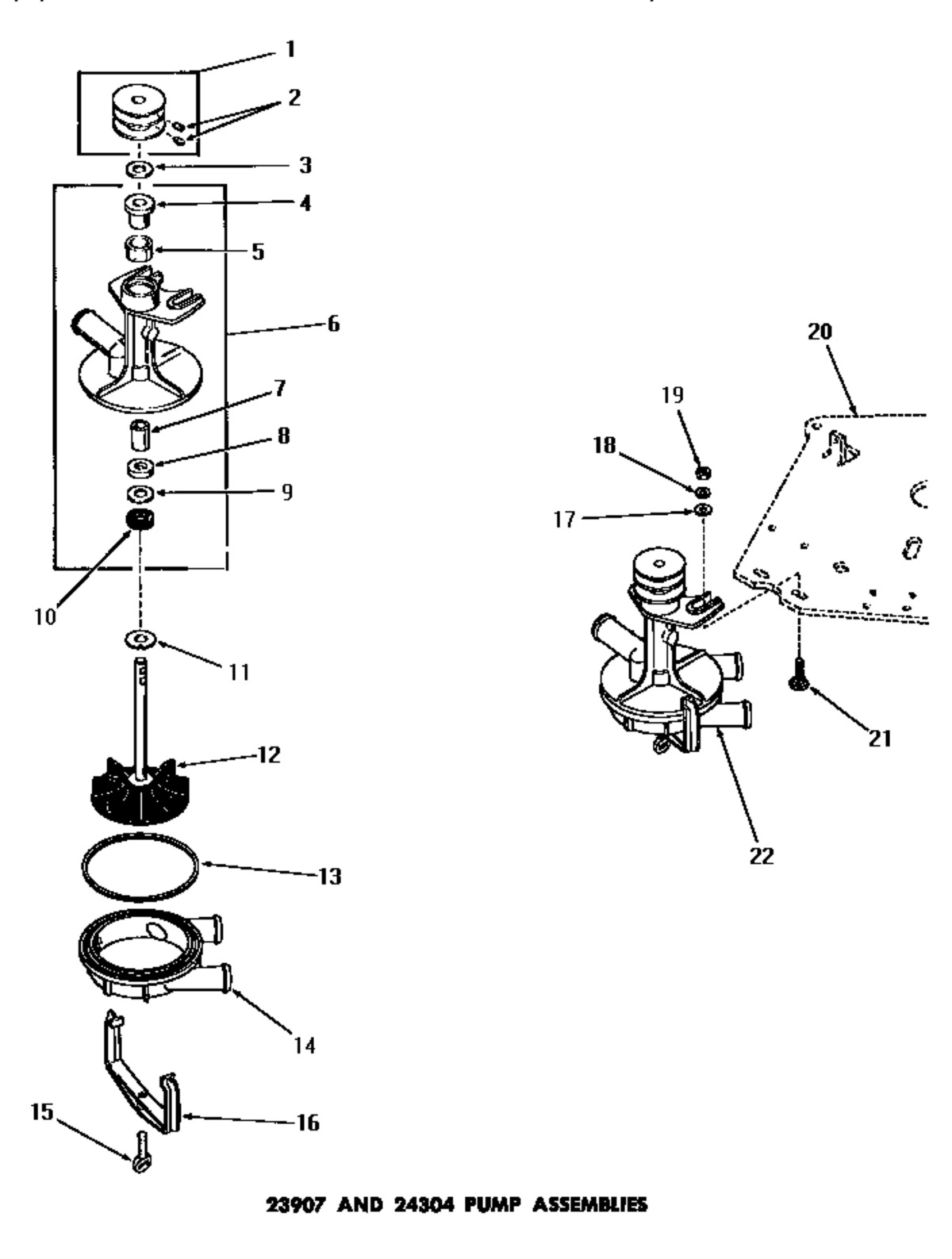 01 - 23907 & 24304 PUMP ASSEMBLIES
