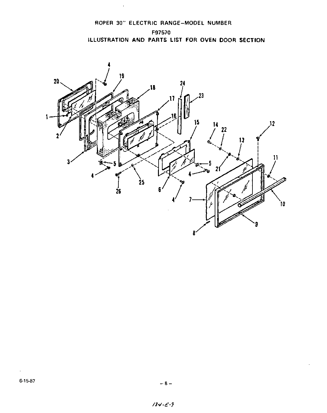 06 - OVEN DOOR