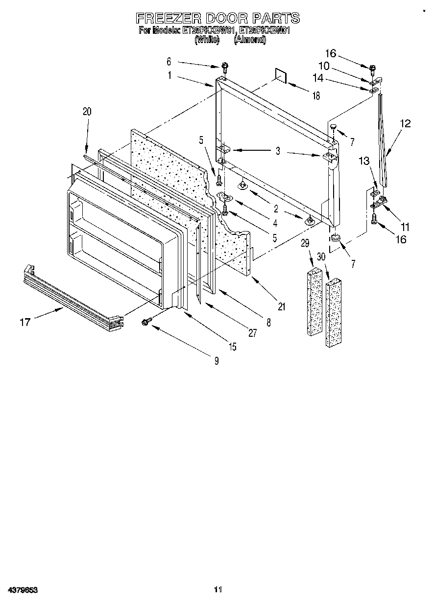 07 - FREEZER DOOR