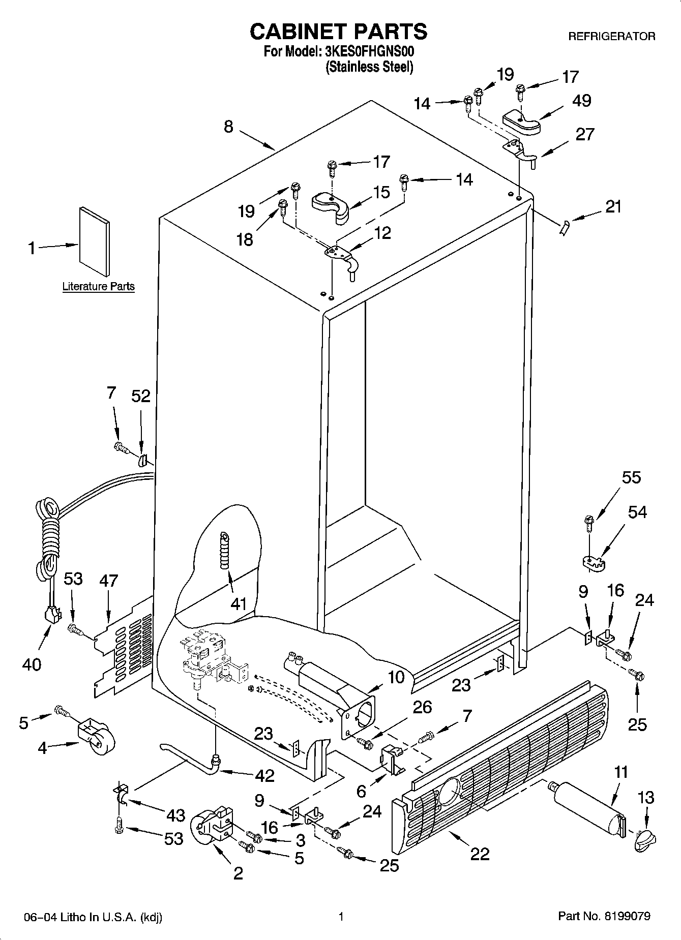 01 - CABINET PARTS