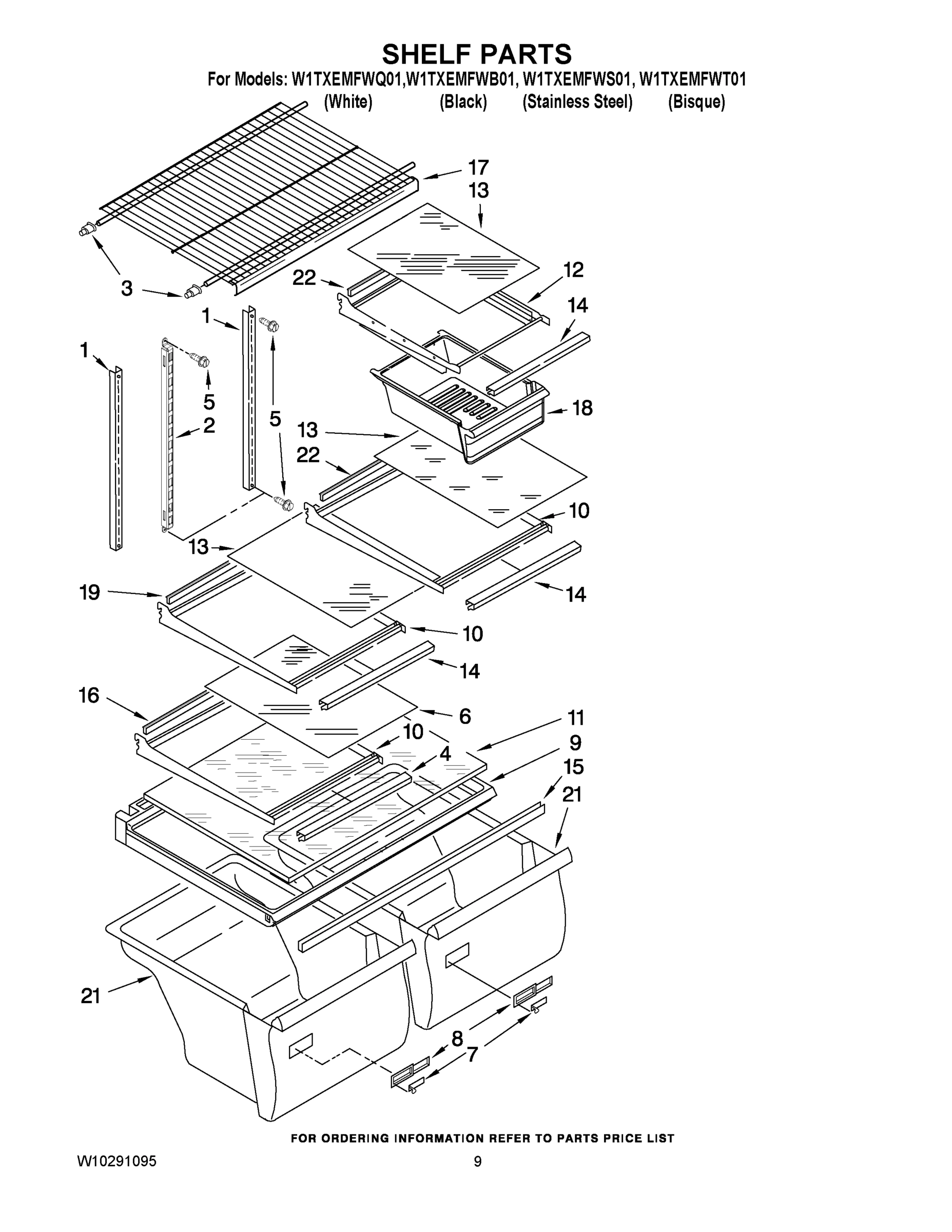 05 - SHELF PARTS
