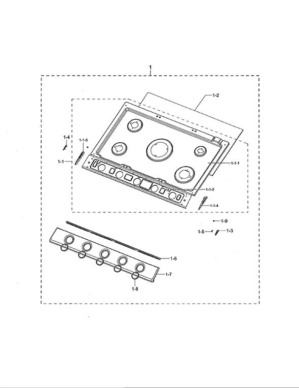 COOKTOP FRAME