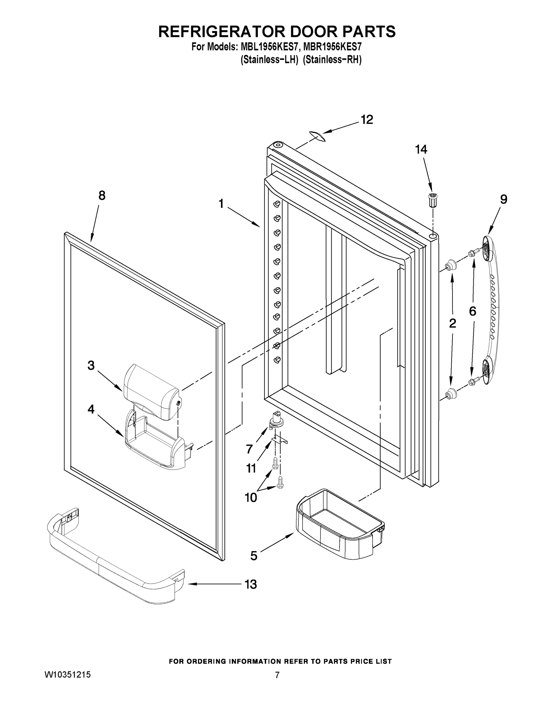 05 - REFRIGERATOR DOOR PARTS