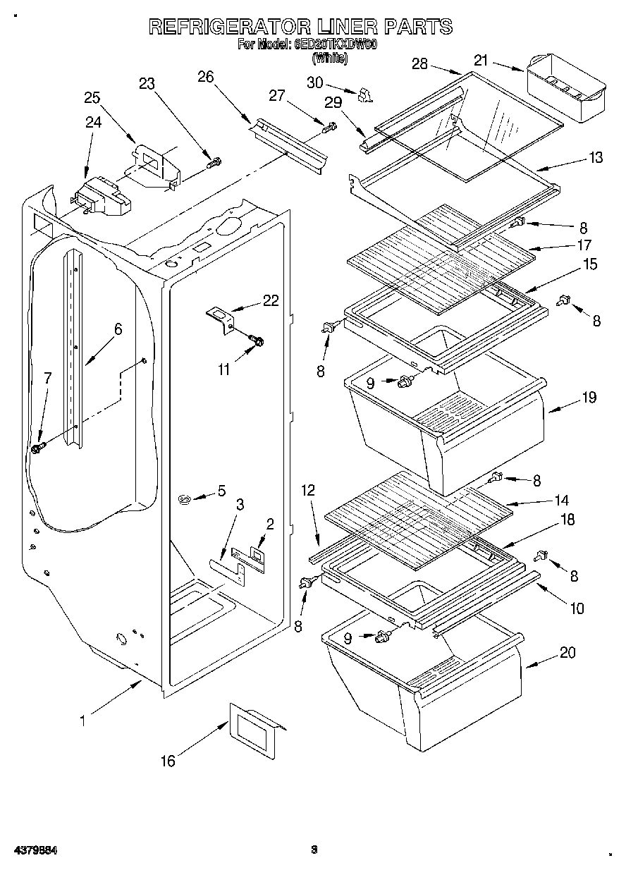 02 - REFRIGERATOR LINER
