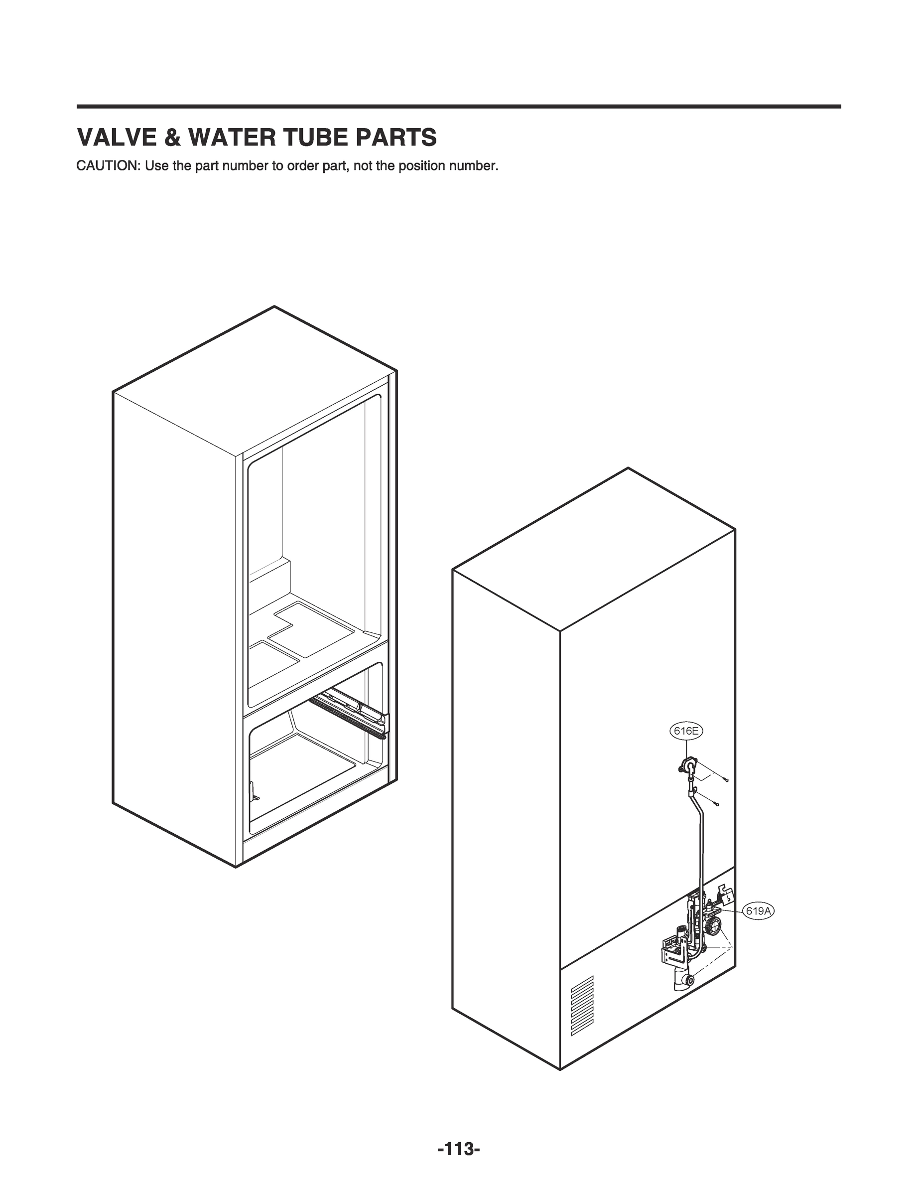 VALVE & WATER TUBE PARTS
