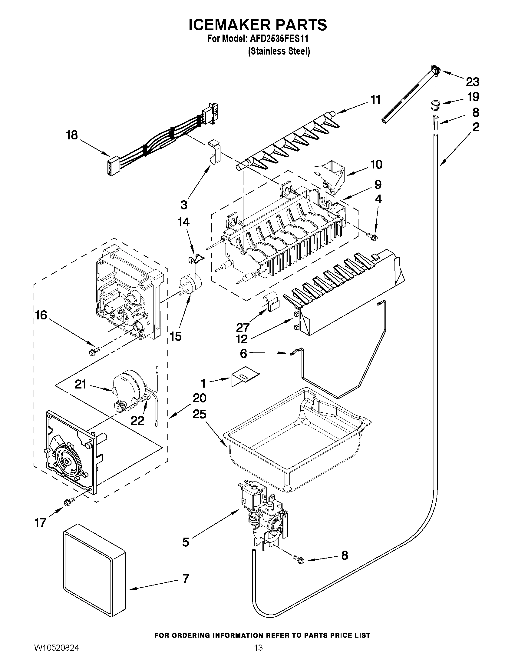 07 - ICEMAKER PARTS