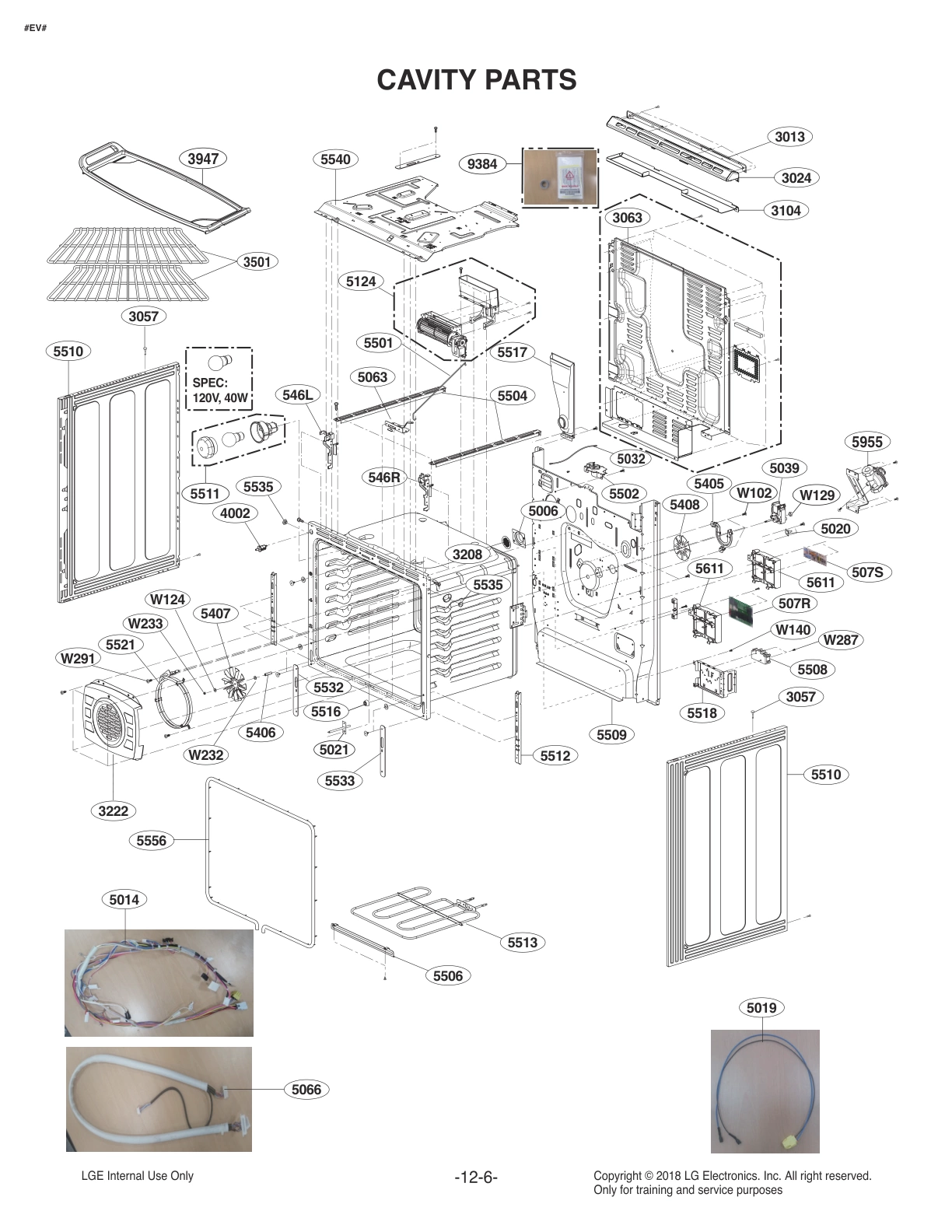 CAVITY PARTS