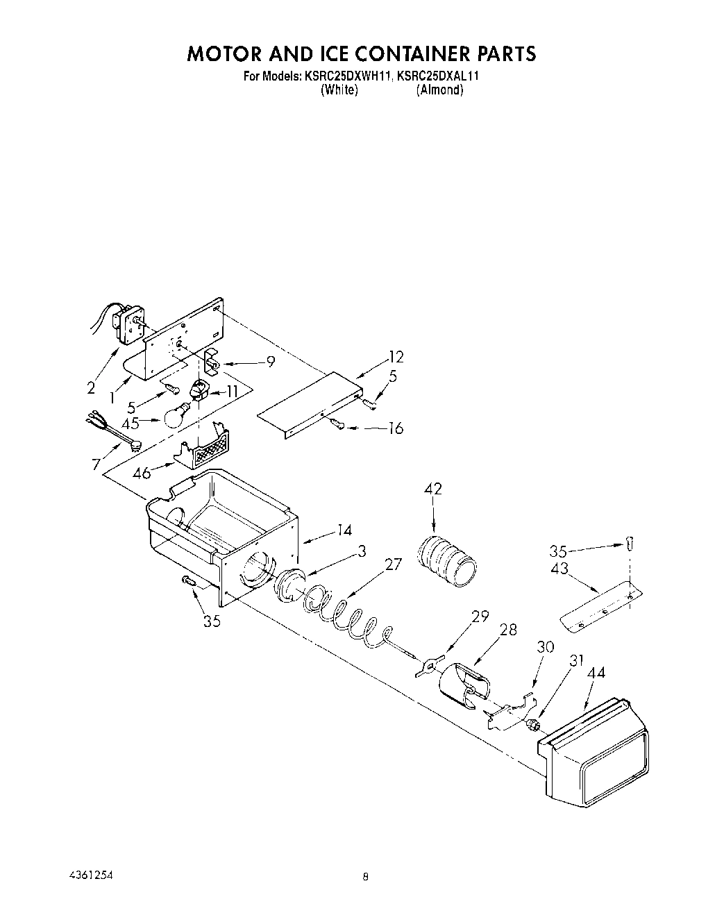 06 - MOTOR AND ICE CONTAINER