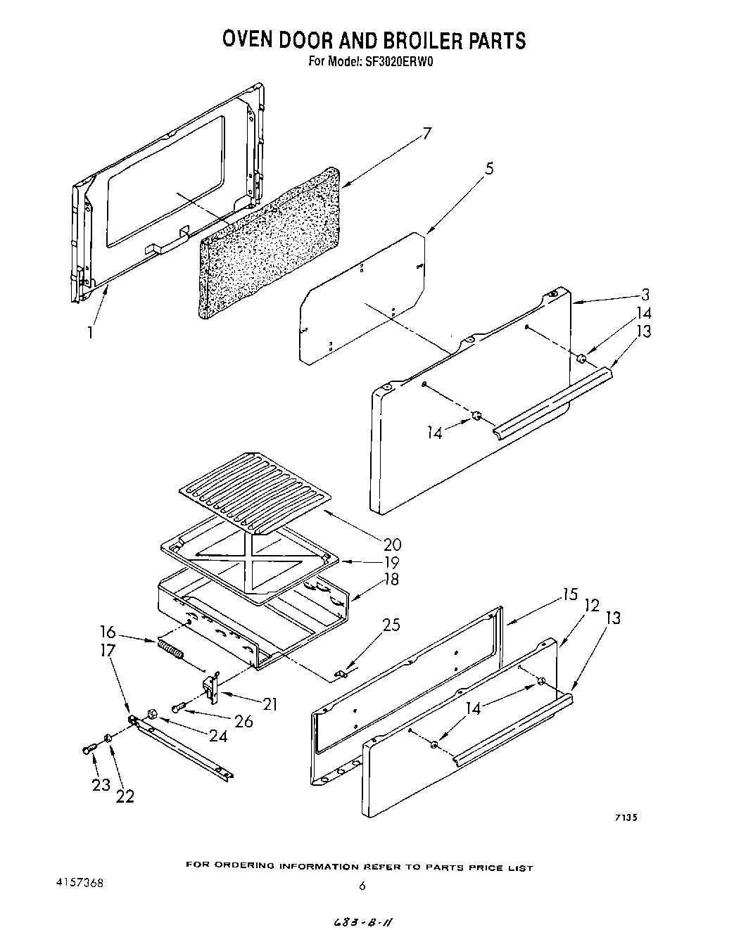 05 - OVEN DOOR AND BROILER
