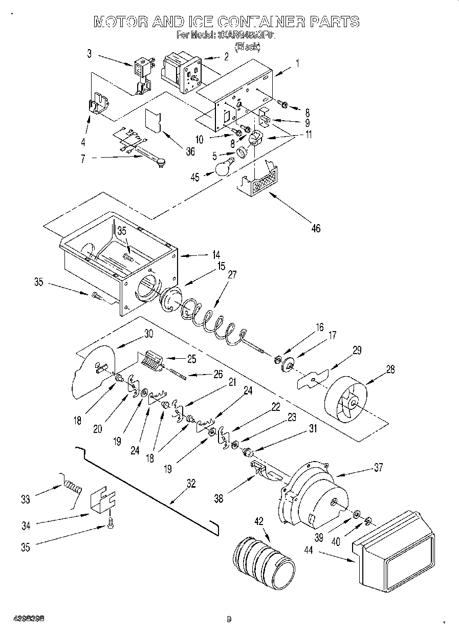 06 - MOTOR AND ICE CONTAINER