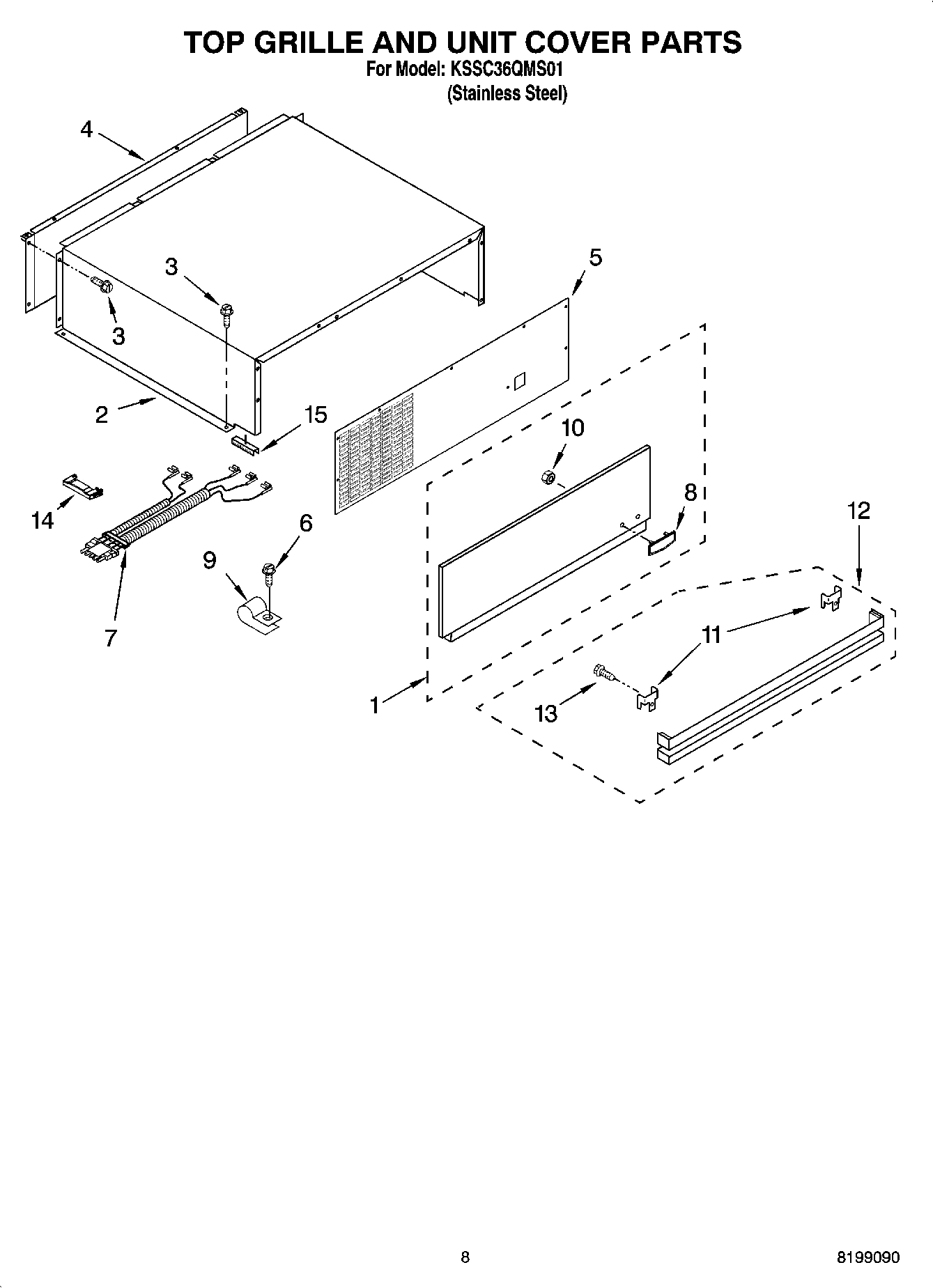 06 - TOP GRILLE AND UNIT COVER PARTS