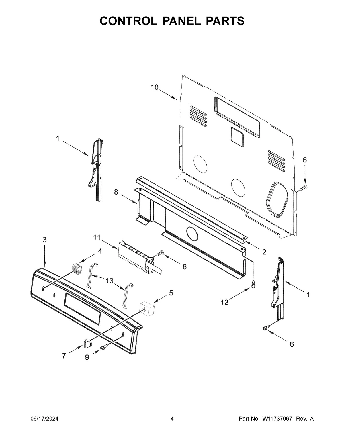 03 - CONTROL PANEL PARTS