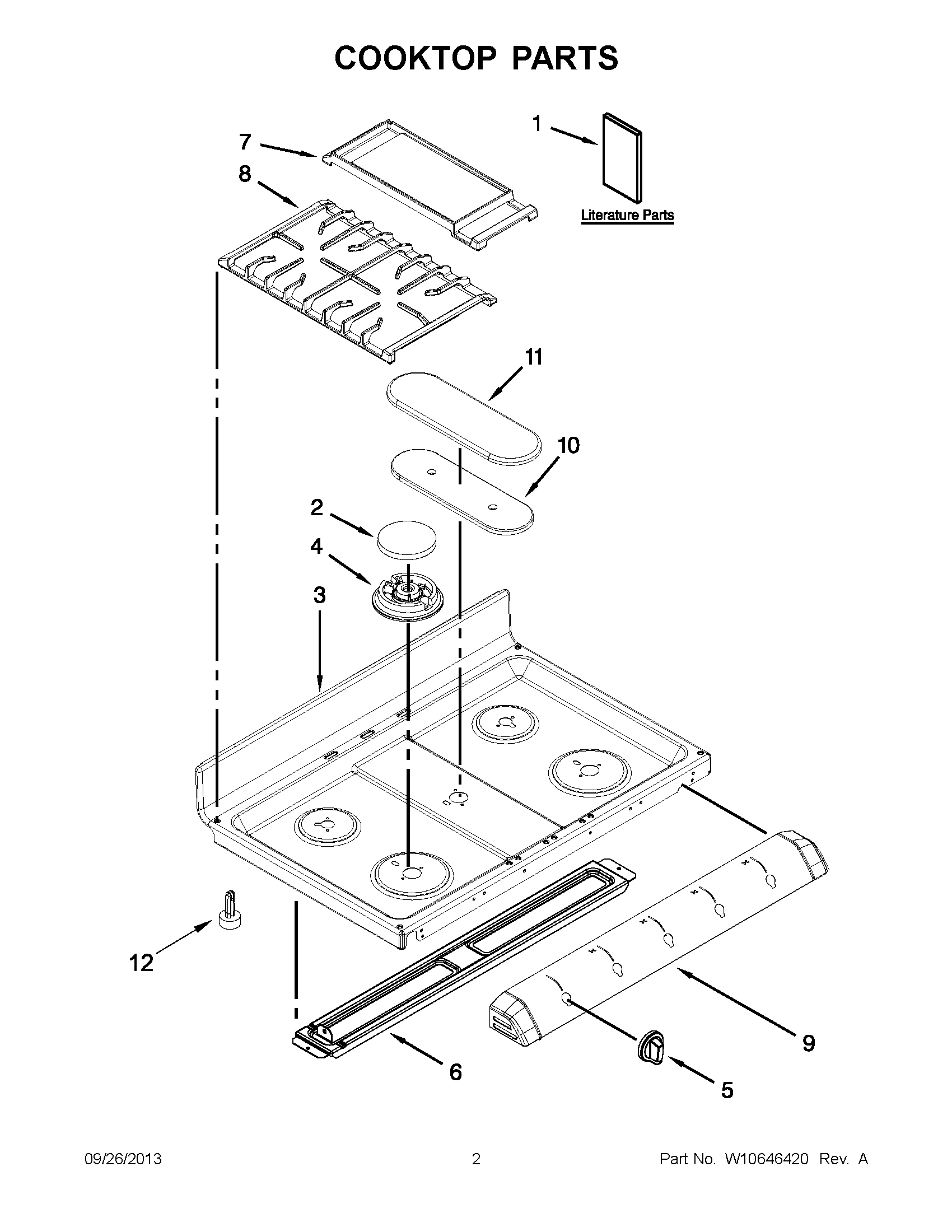 02 - COOKTOP PARTS