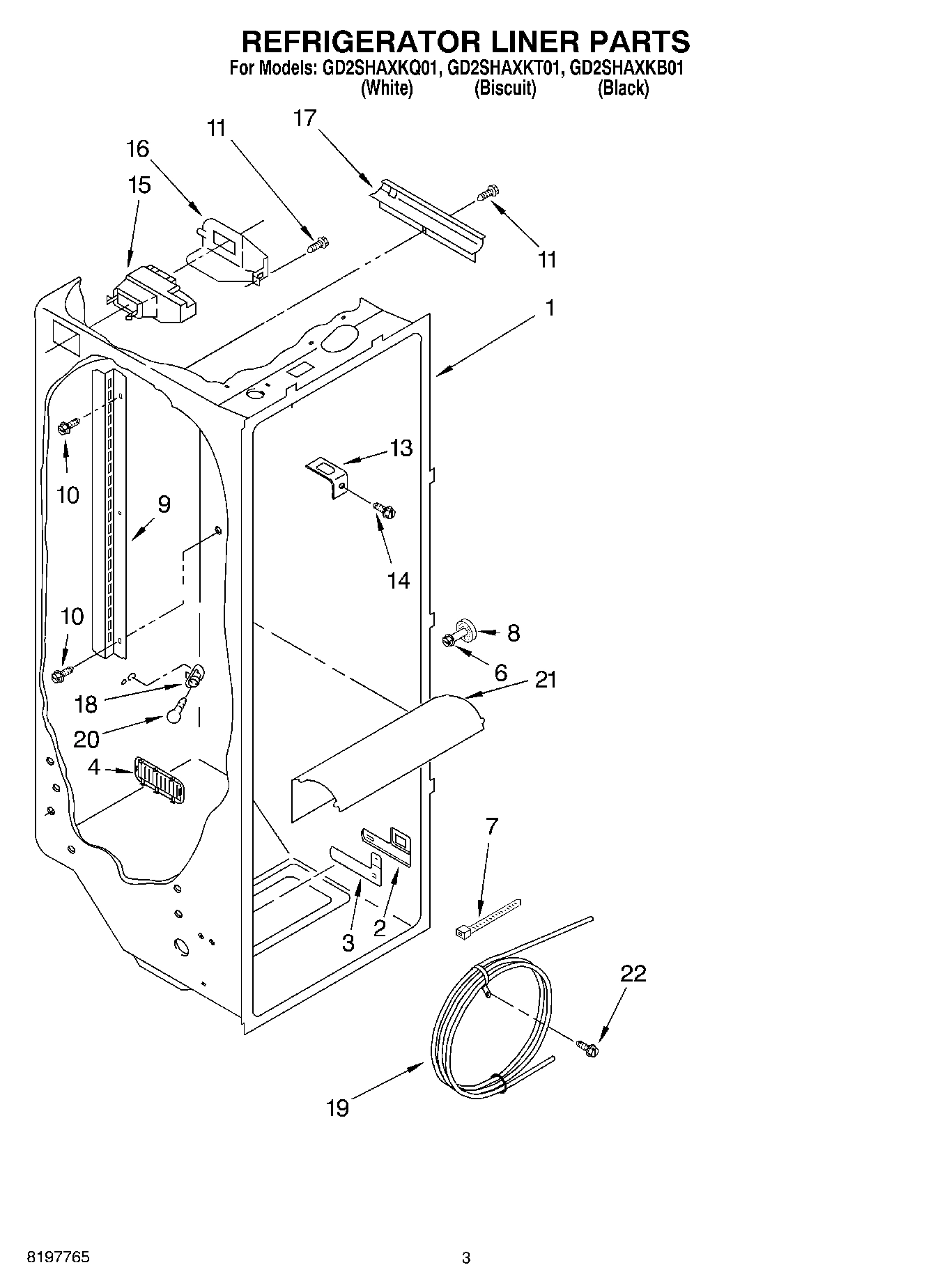 02 - REFRIGERATOR LINER