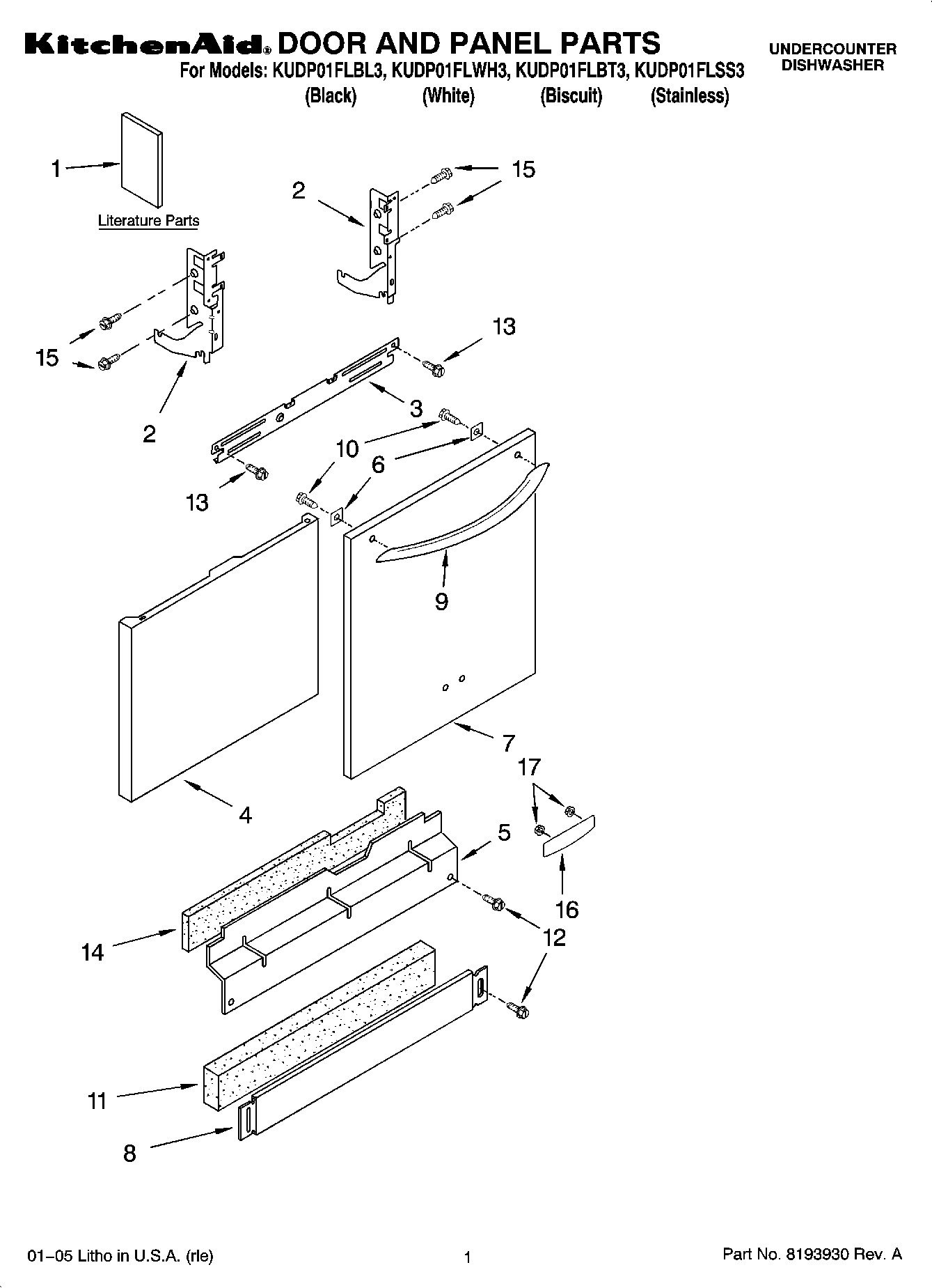 01 - DOOR AND PANEL PARTS