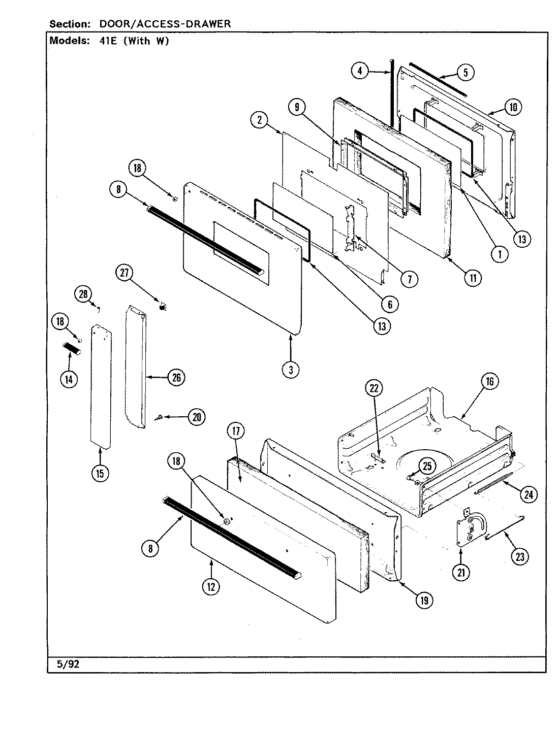 03 - DOOR/ACCESS DRAWER