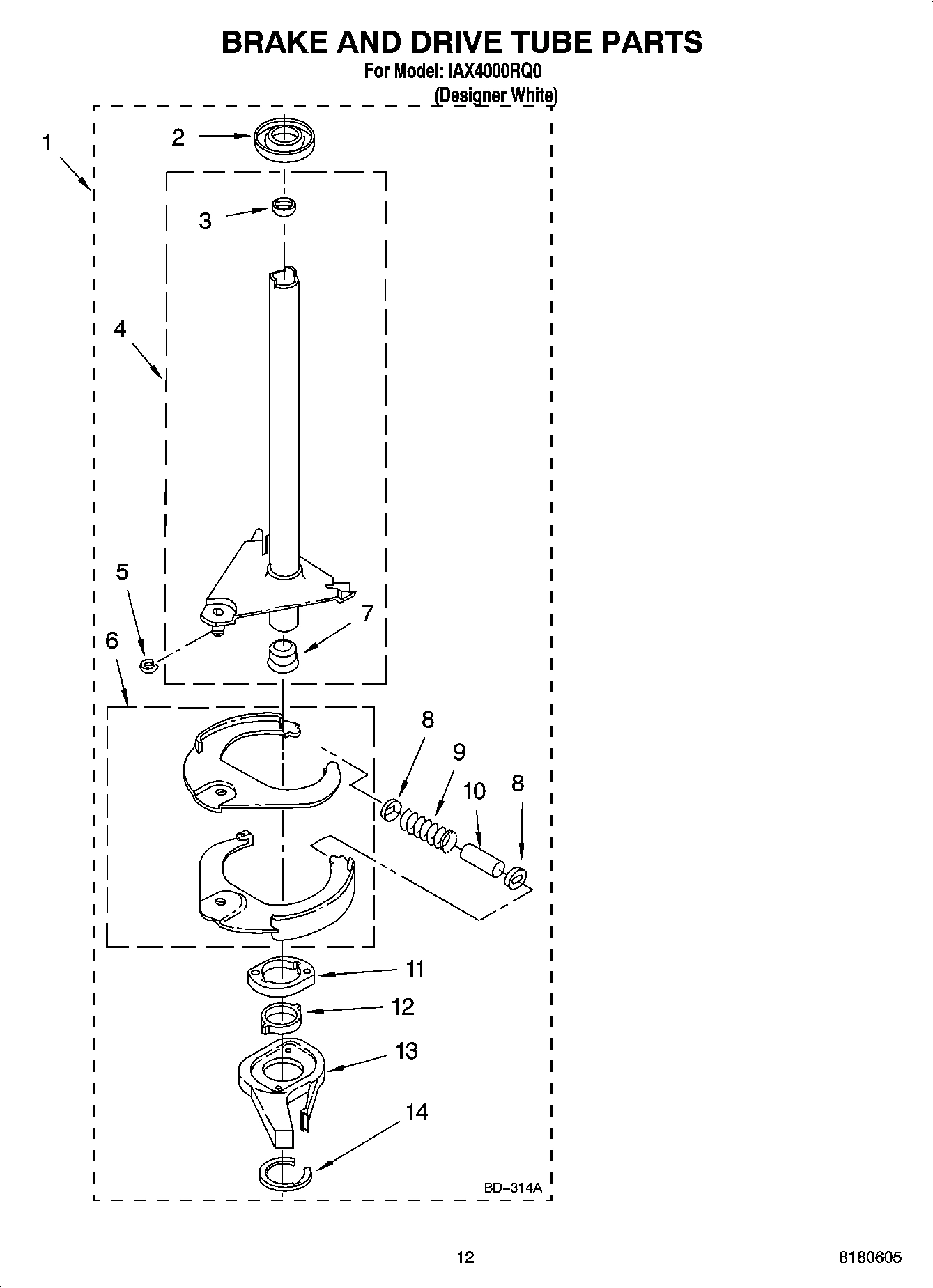 08 - BRAKE AND DRIVE TUBE PARTS